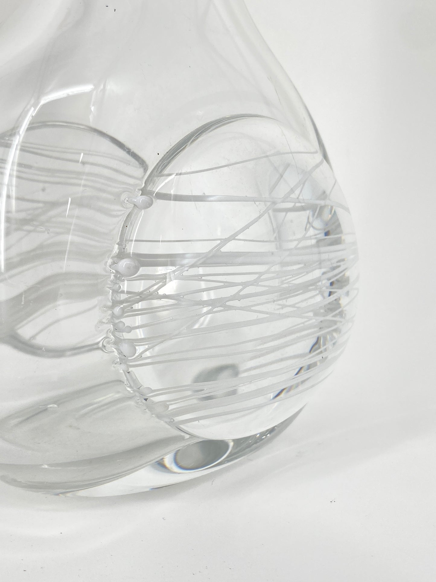 Kunstglas Vase Unica MO 200 LL von Floris Meydam für die Niederländische Königlichen Glasfabrik Leerdam, Niederlande 1966