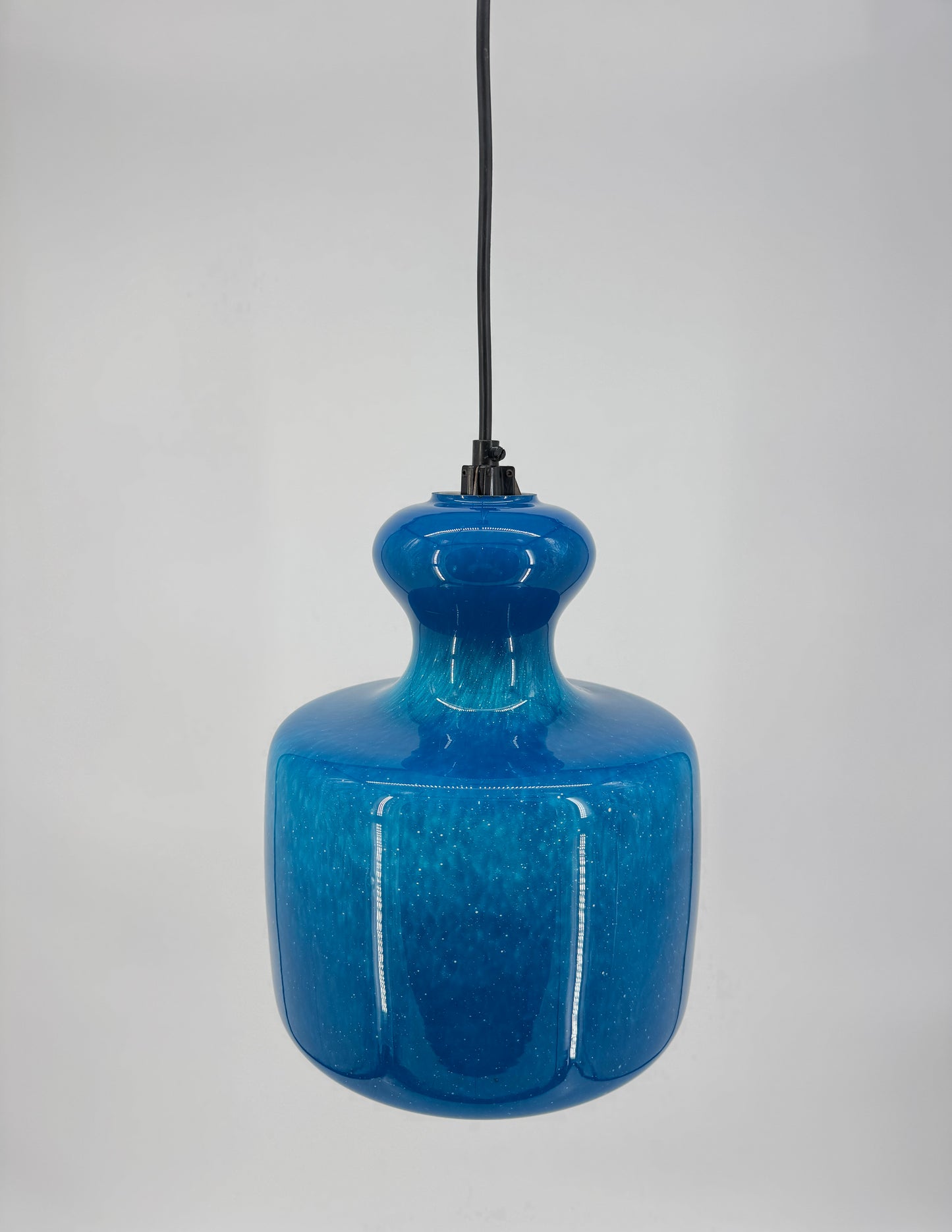 Hängelampe von Peill & Putzler aus Glas, 60er