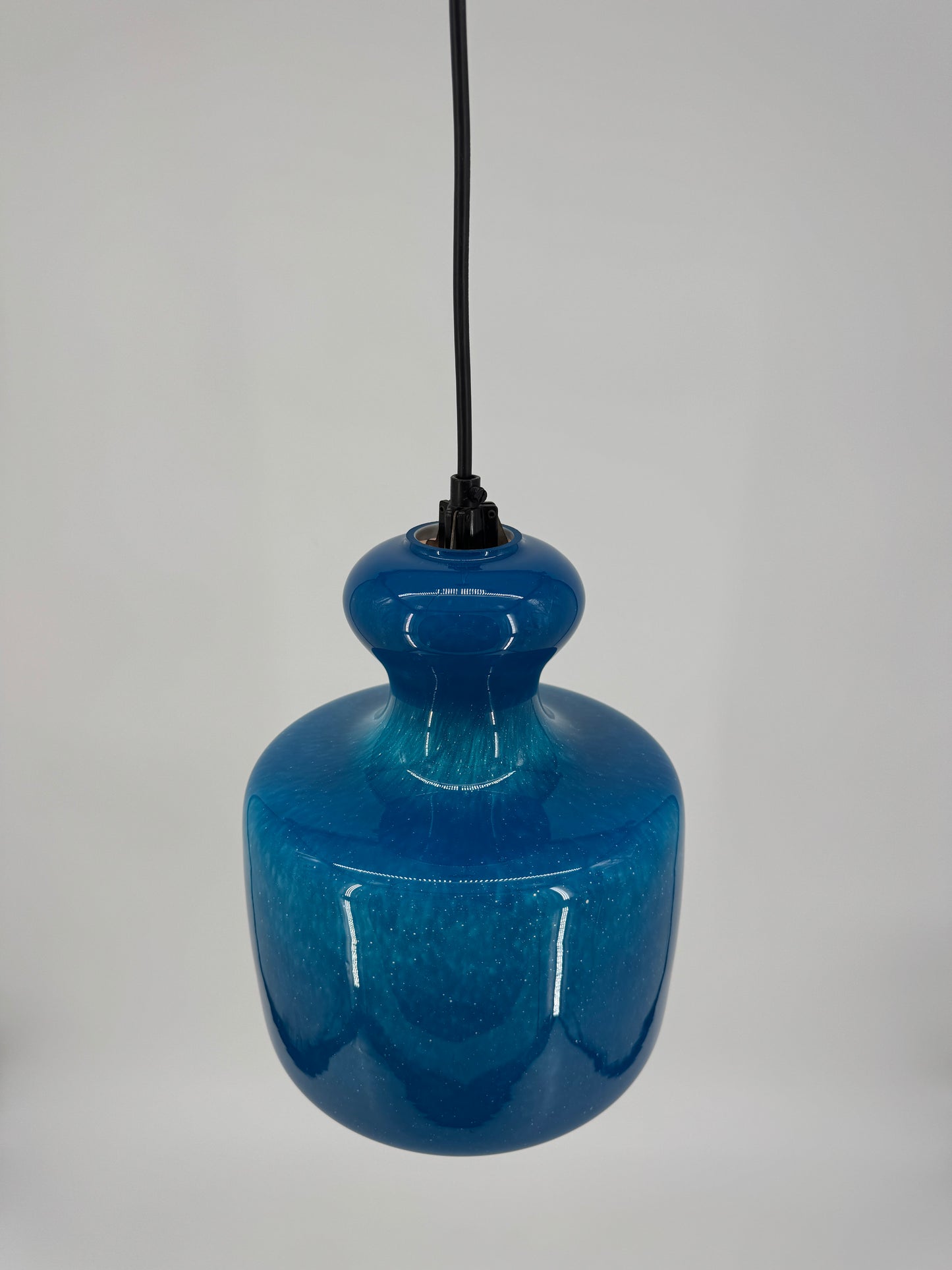 Hängelampe von Peill & Putzler aus Glas, 60er