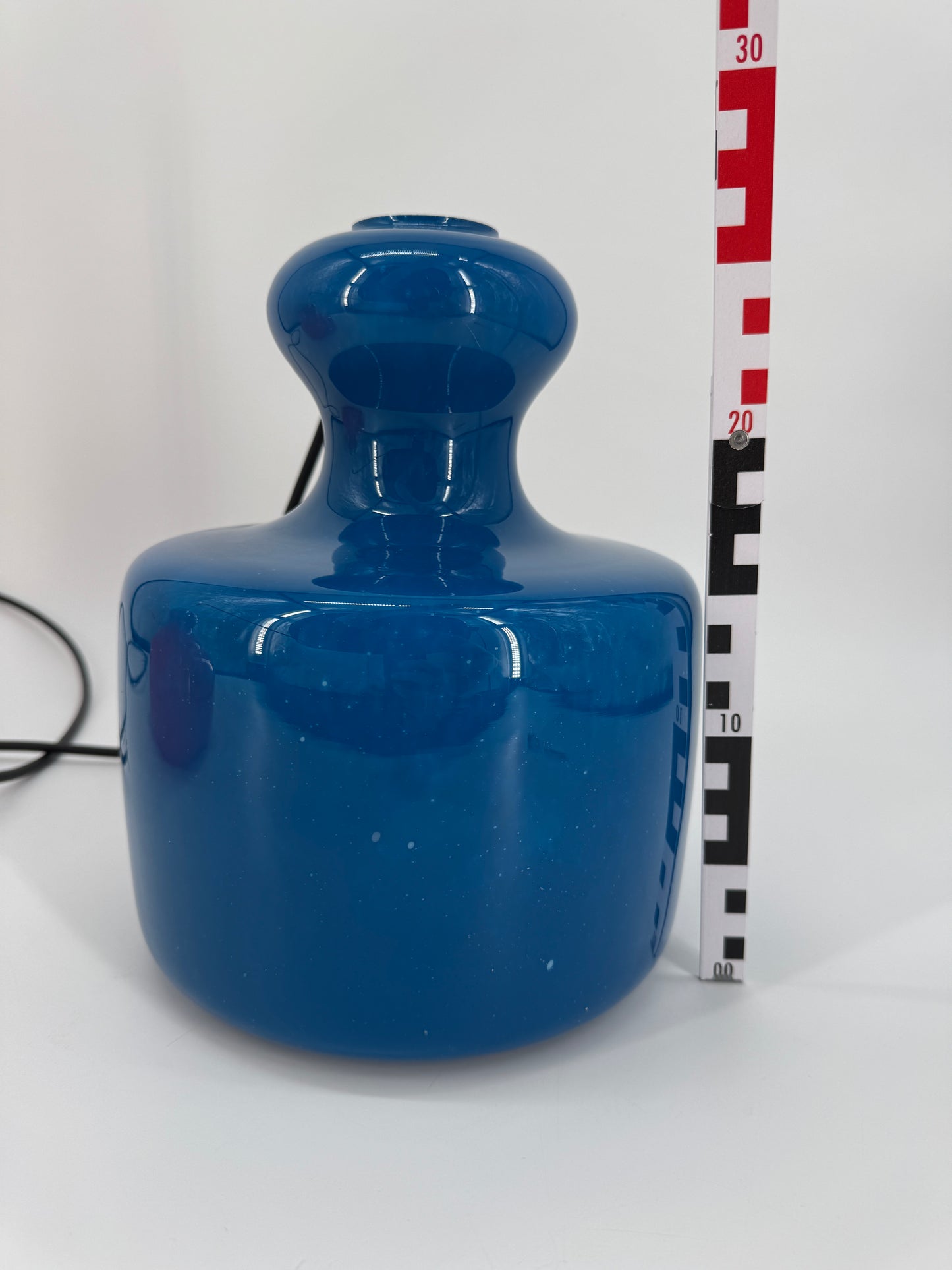 Hängelampe von Peill & Putzler aus Glas, 60er