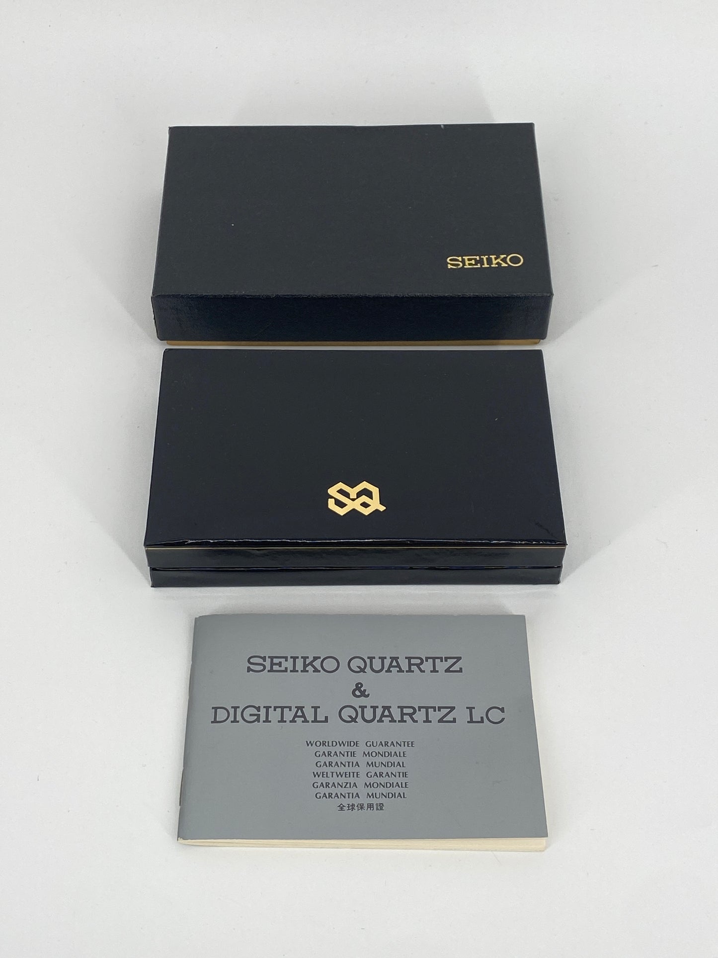 Uhren Box E-BM42 von SEIKO Quartz, Japan