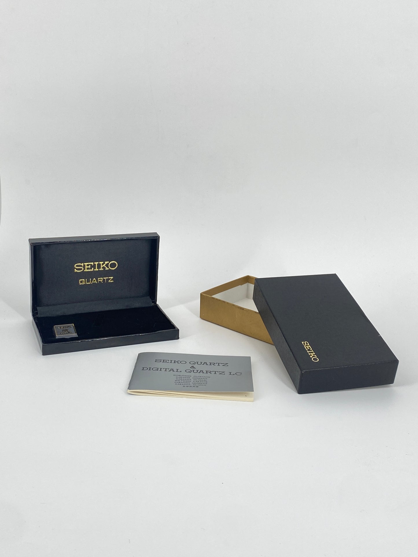 Uhren Box E-BM42 von SEIKO Quartz, Japan