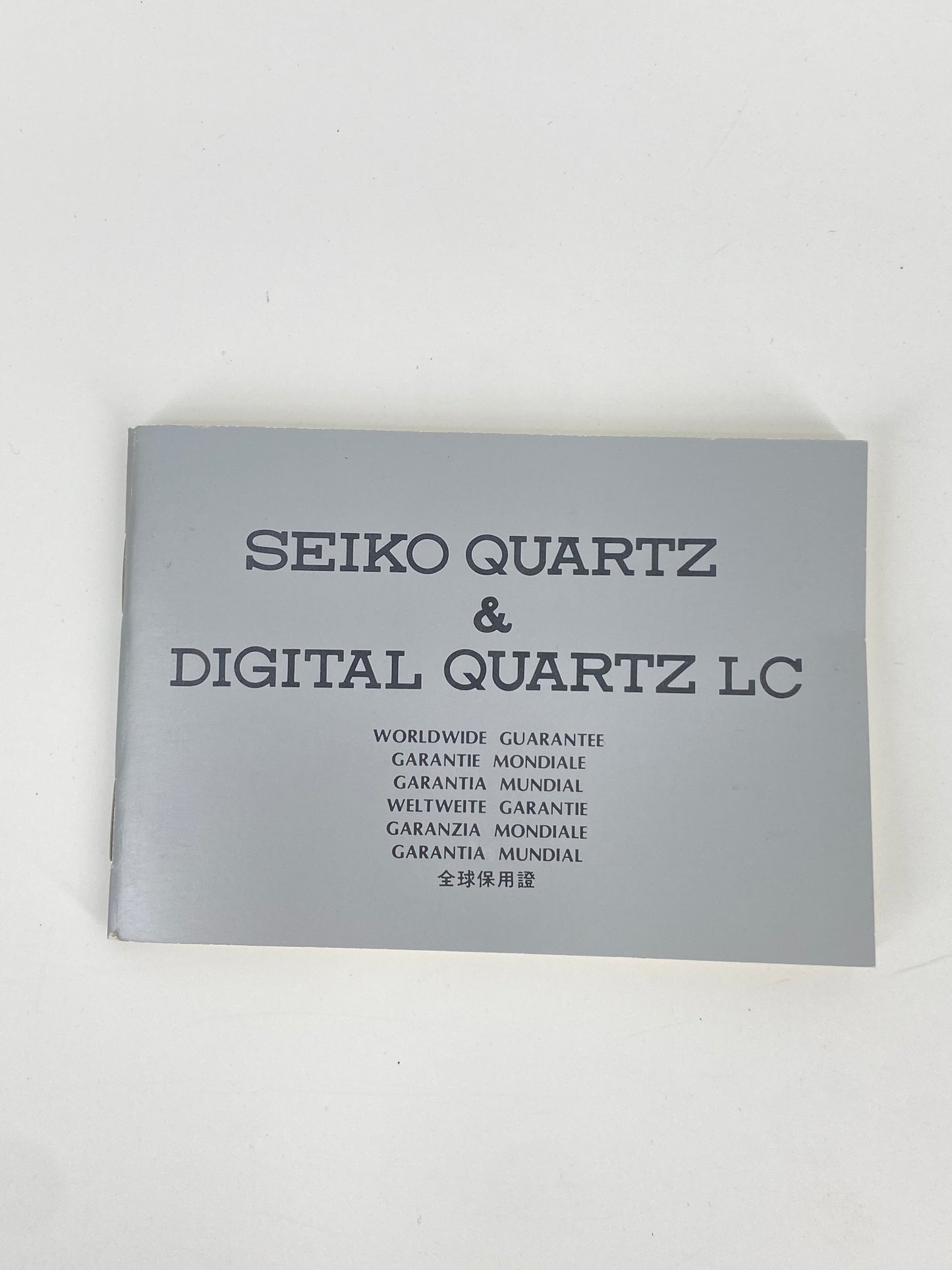 Uhren Box E-BM42 von SEIKO Quartz, Japan