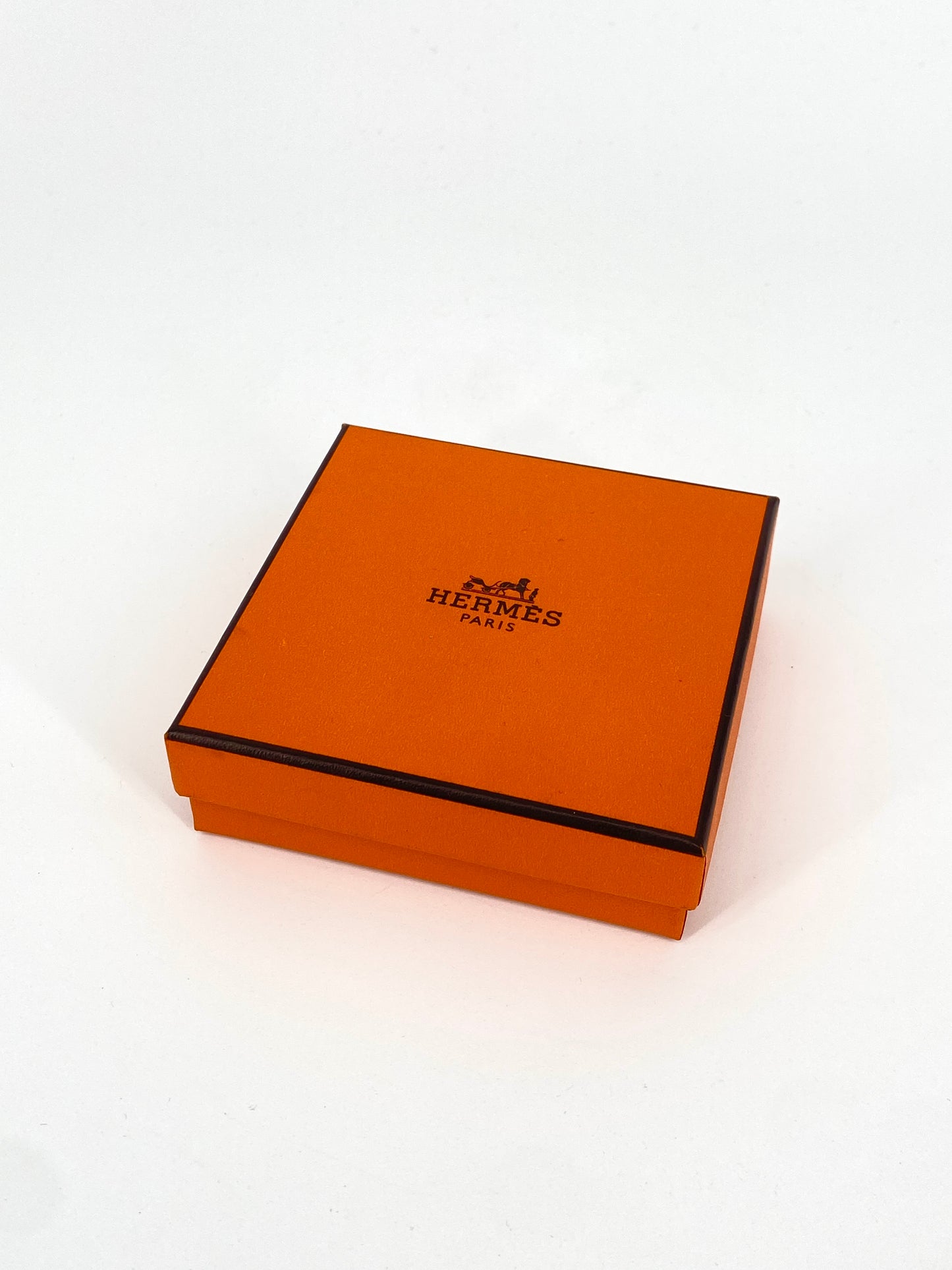 Schmuck Box mit Stoff Etui von Hermes Paris