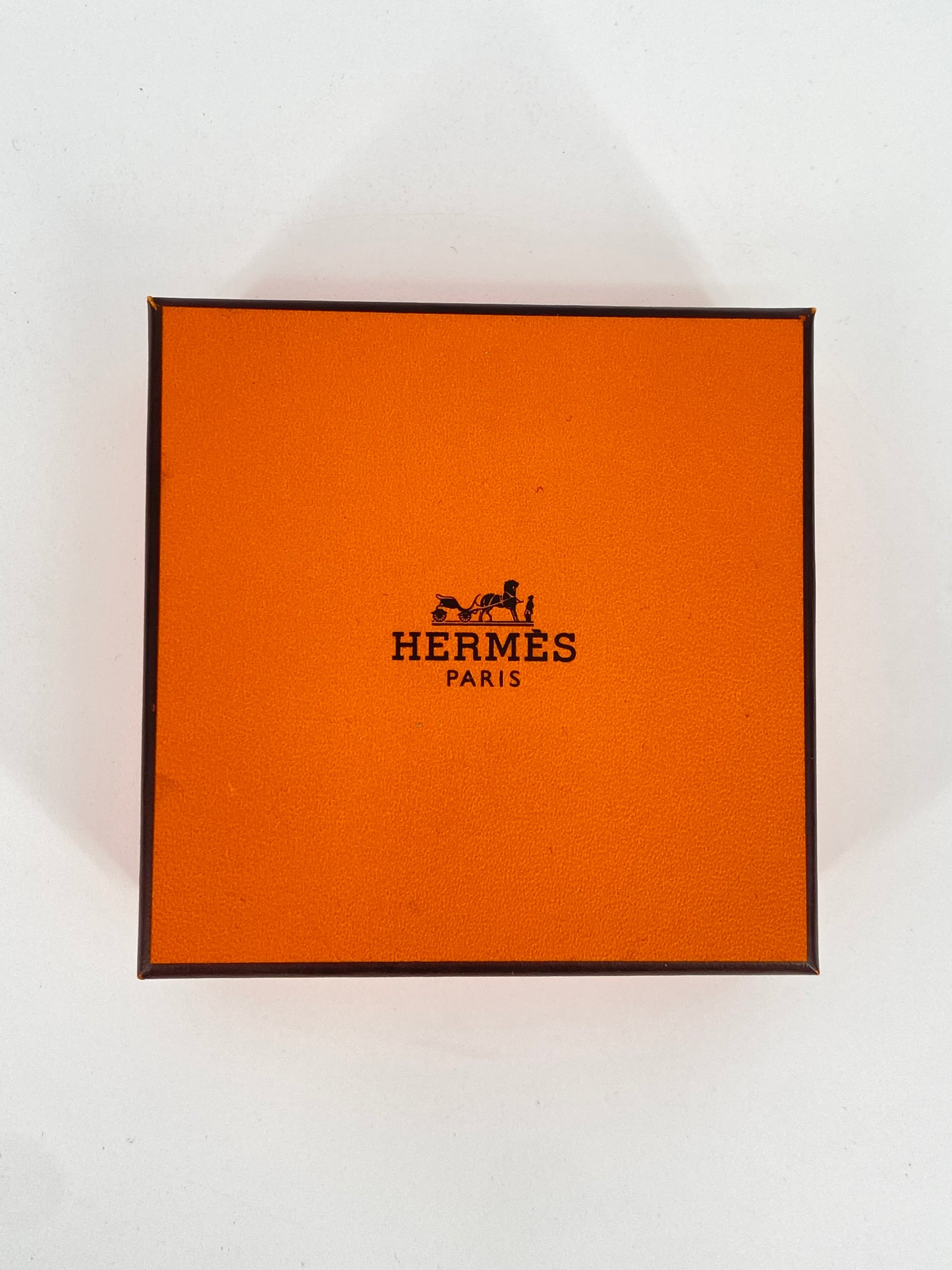 Schmuck Box mit Stoff Etui von Hermes Paris