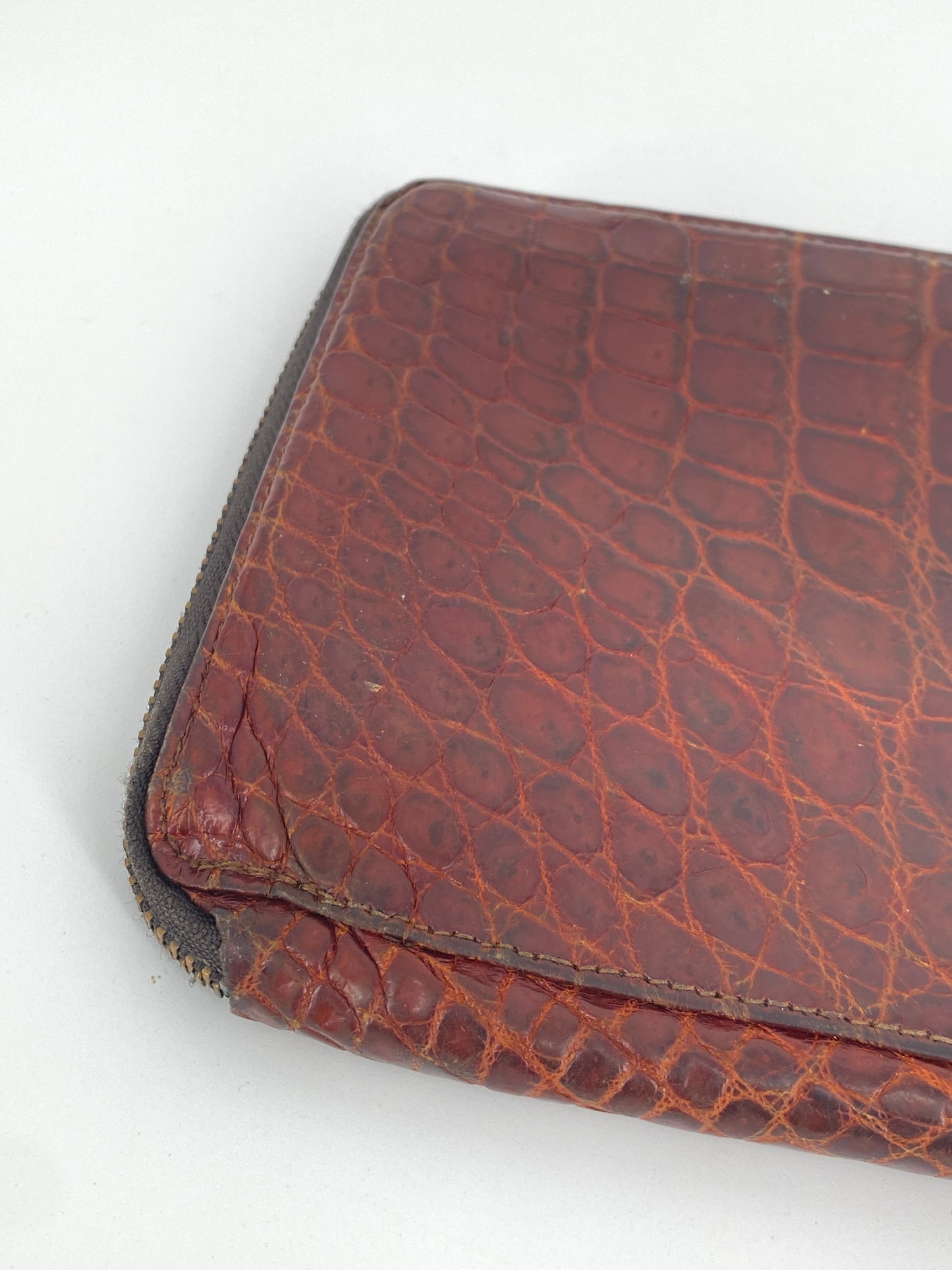 Vintage Brieftasche aus Krokodilleder von Jil Sander, 1990