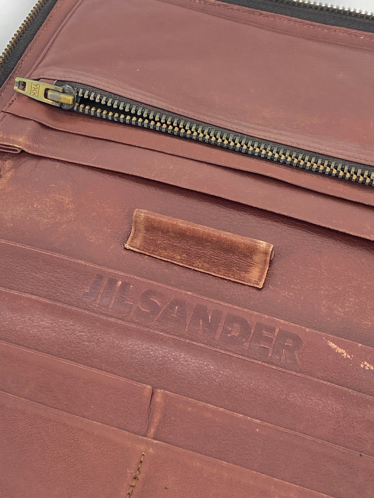 Vintage Brieftasche aus Krokodilleder von Jil Sander, 1990