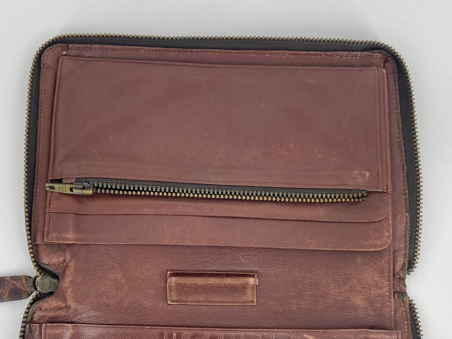 Vintage Brieftasche aus Krokodilleder von Jil Sander, 1990