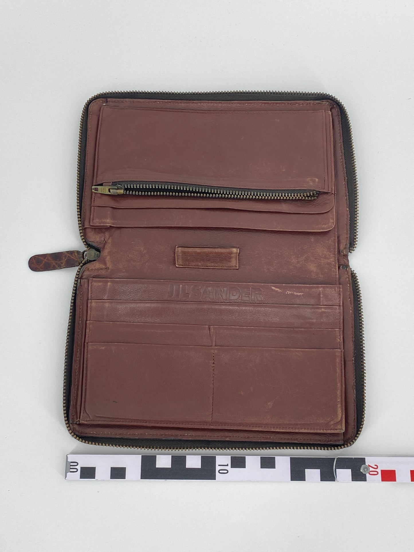 Vintage Brieftasche aus Krokodilleder von Jil Sander, 1990