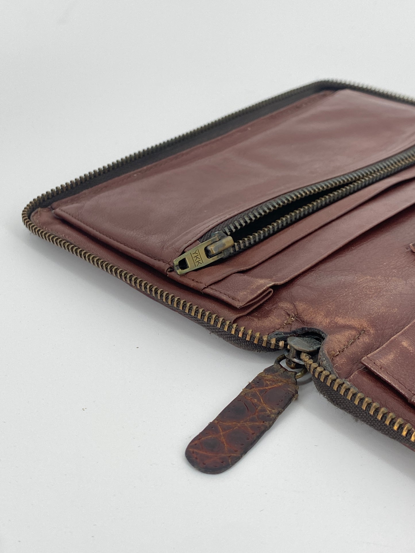 Vintage Brieftasche aus Krokodilleder von Jil Sander, 1990
