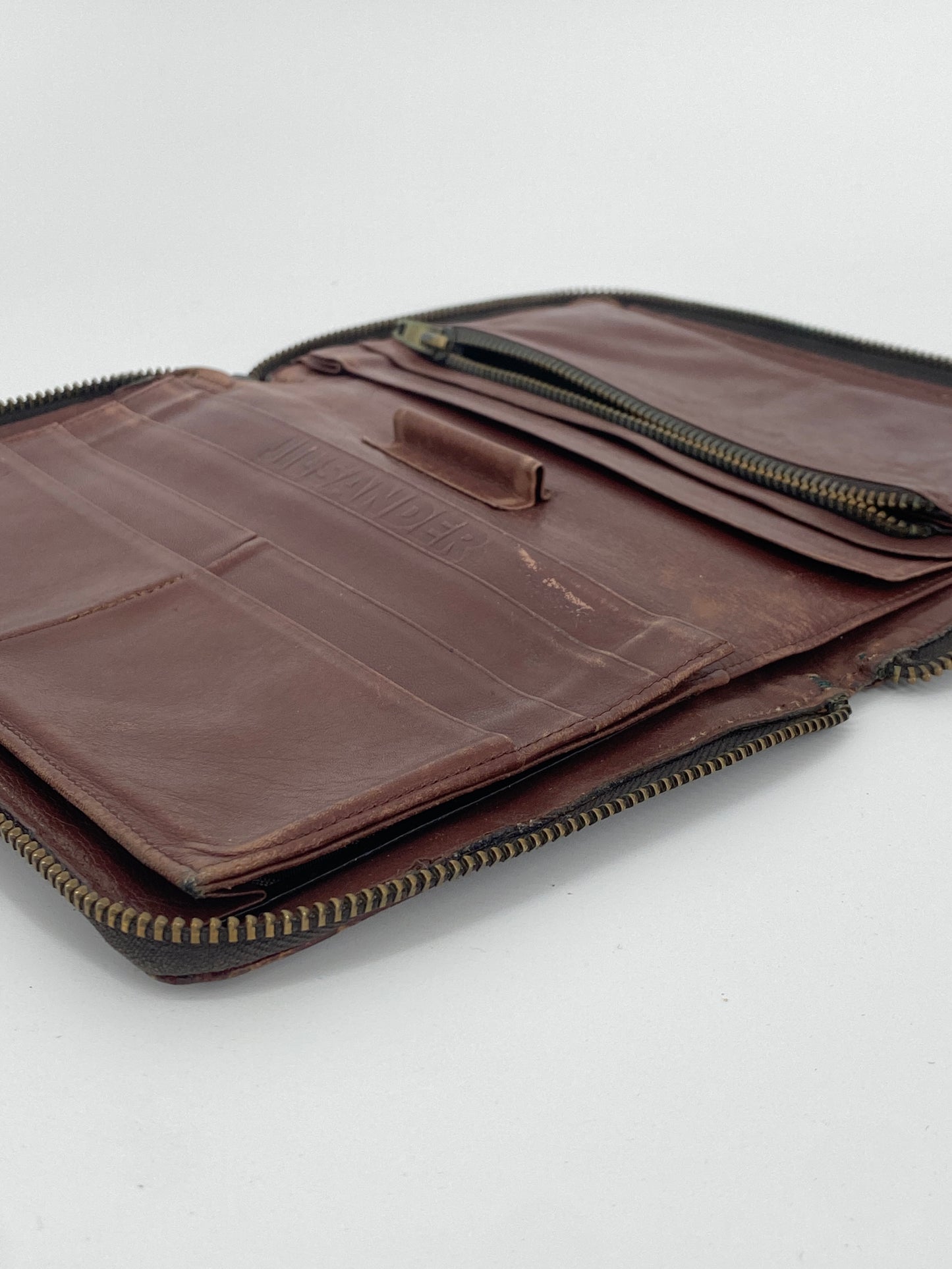 Vintage Brieftasche aus Krokodilleder von Jil Sander, 1990