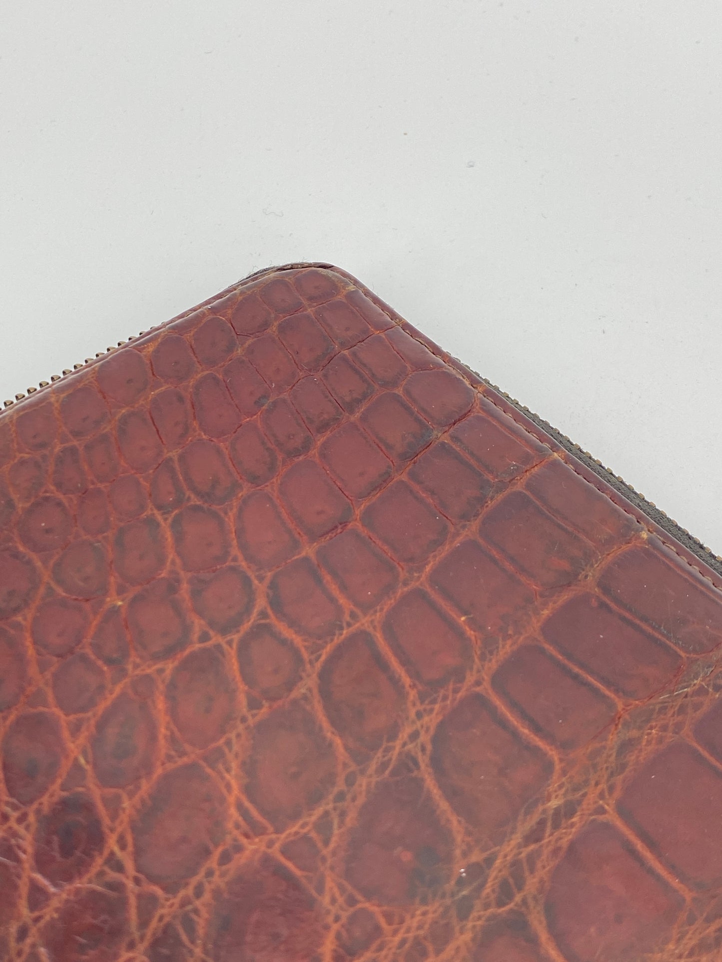 Vintage Brieftasche aus Krokodilleder von Jil Sander, 1990