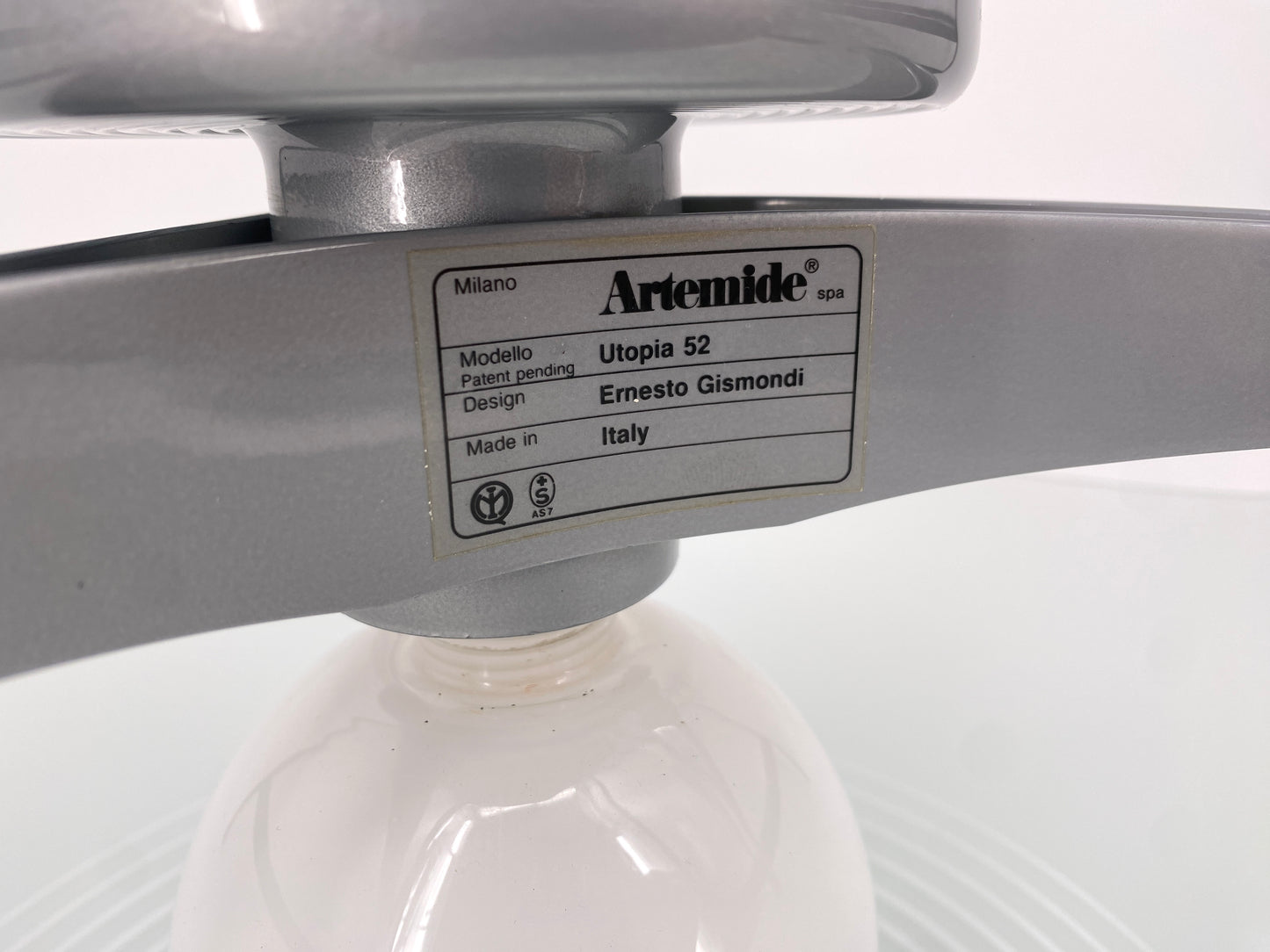 Wand,-oder Deckenlampe von Ernesto Gismondi für ARTEMIDE, Italien 1980er