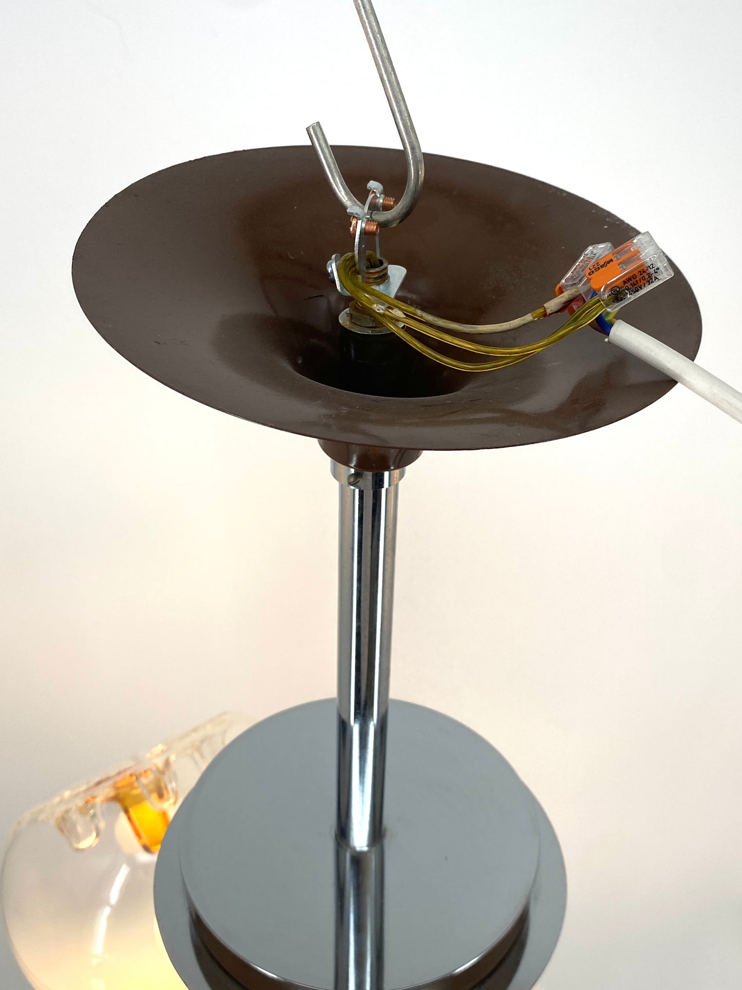 Kaskadenlampe von Toni Zuccheri für Mazzega, um 1970