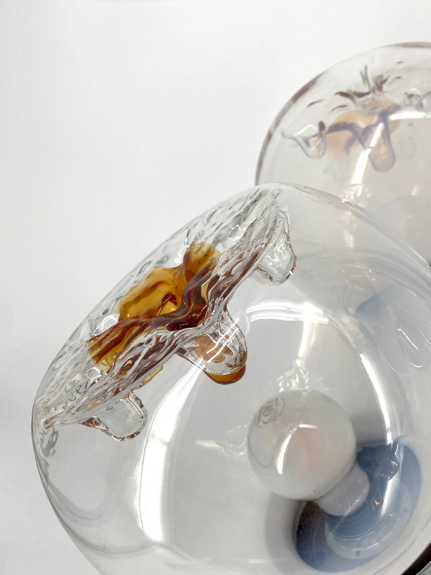 Kaskadenlampe von Toni Zuccheri für Mazzega, um 1970