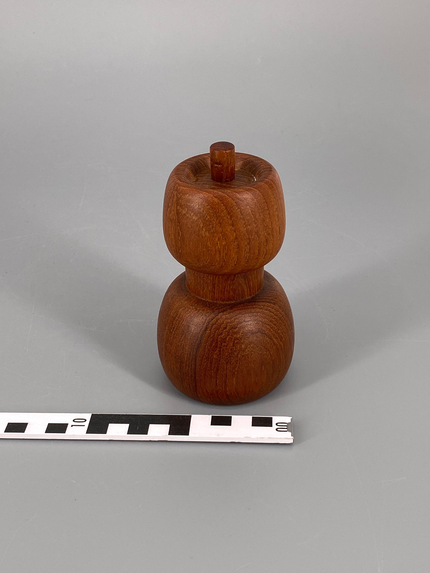 Pfeffermühle inklusive Salzstreuer aus Teakholz, Dänemark, 50er
