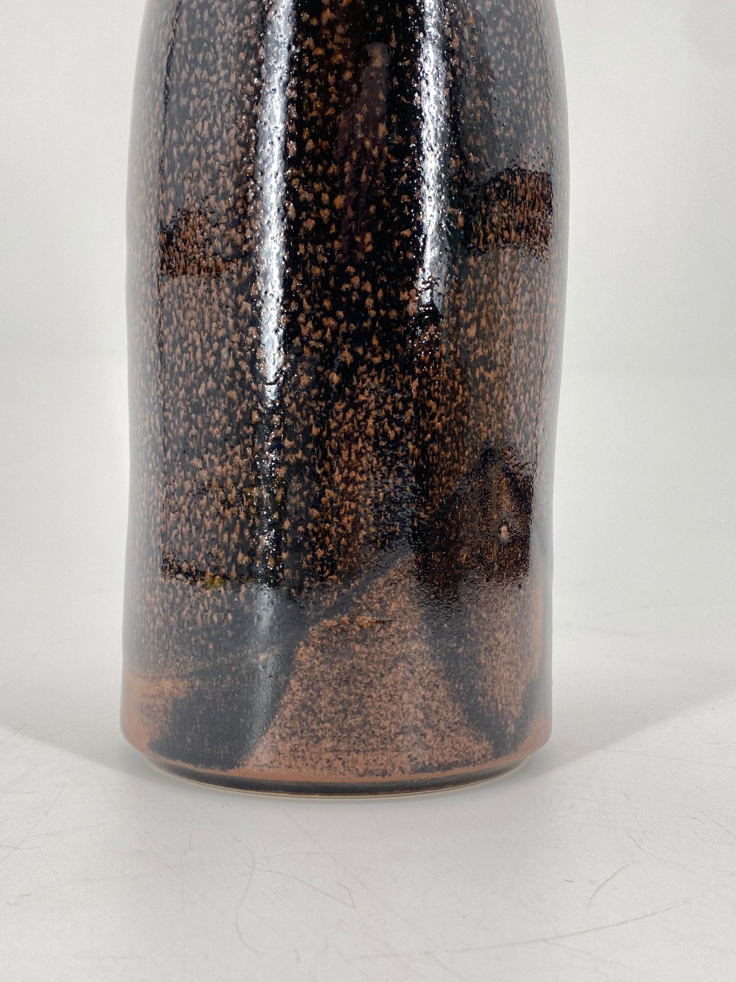 Studiokeramik Blumenvase von Horst Kerstan mit Aufkleber