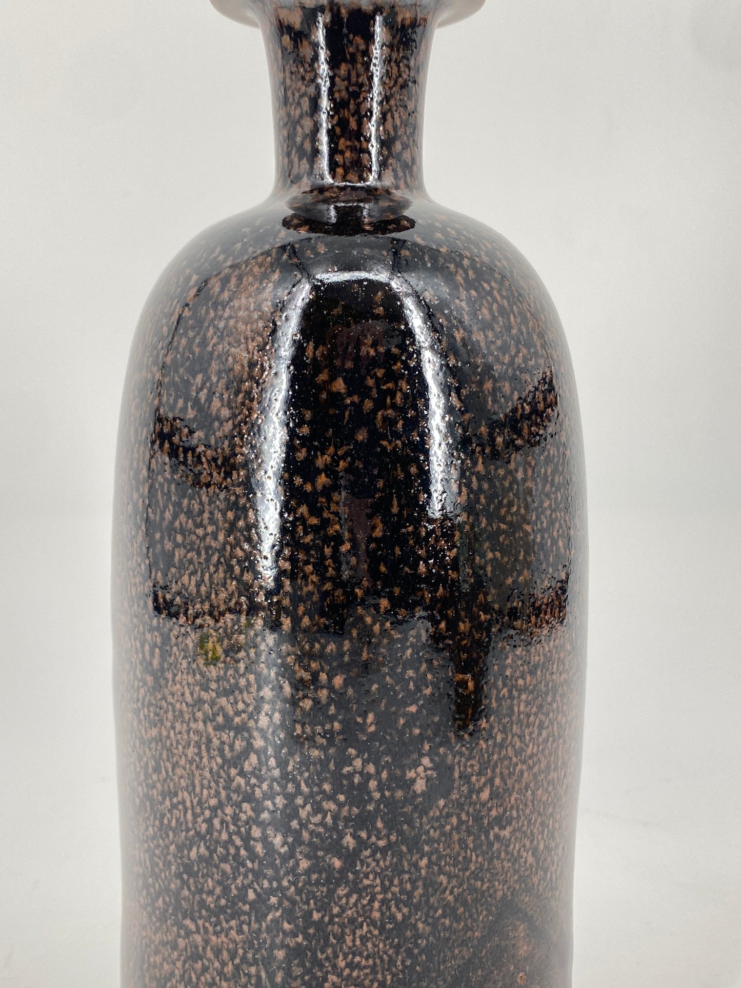 Studiokeramik Blumenvase von Horst Kerstan mit Aufkleber