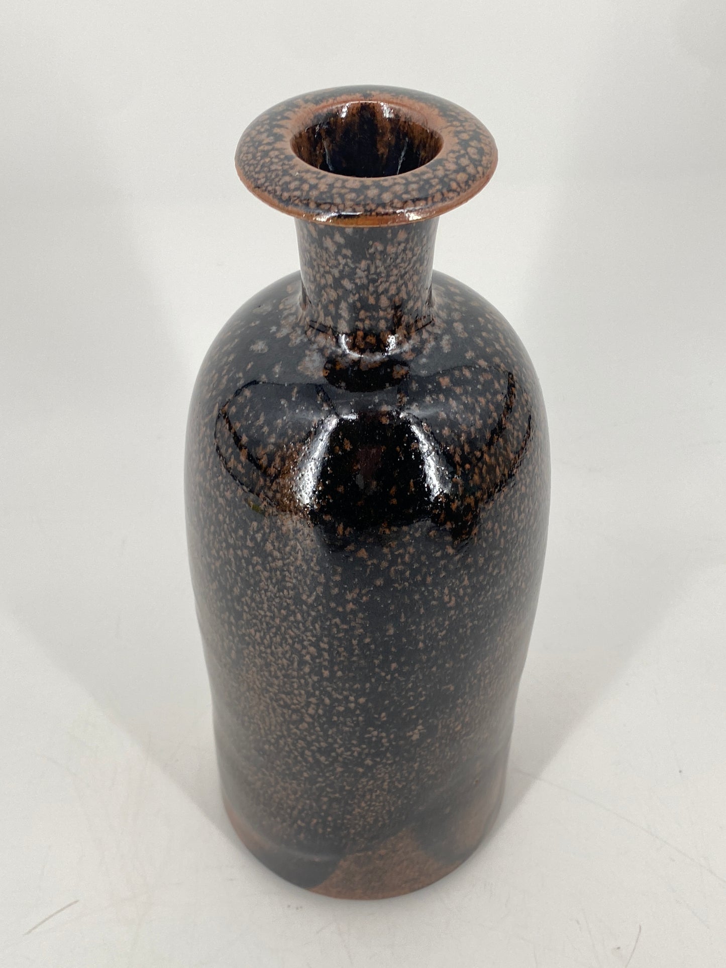 Studiokeramik Blumenvase von Horst Kerstan mit Aufkleber