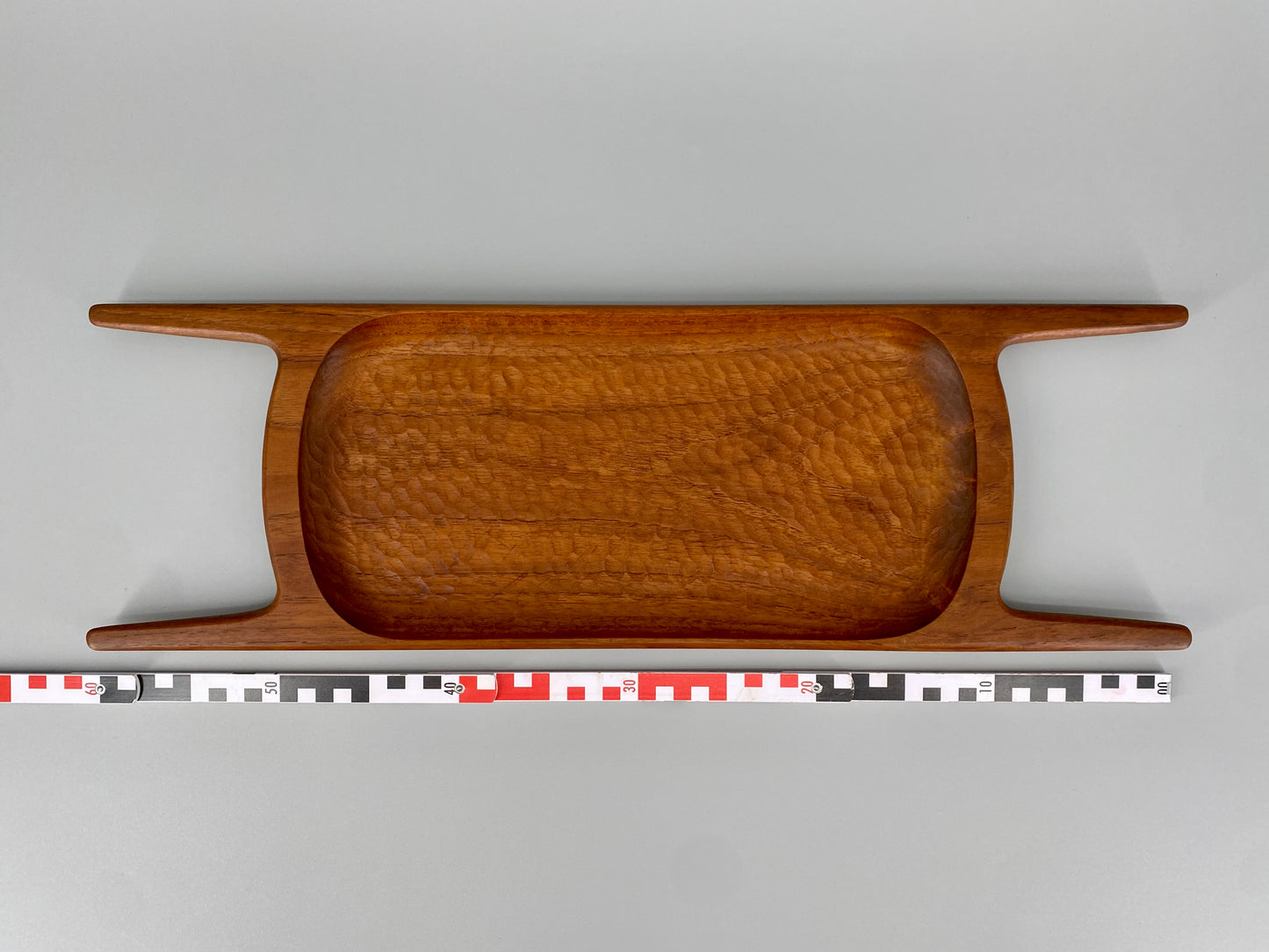 Serviertablett aus Teakholz, Dänemark, 1950er