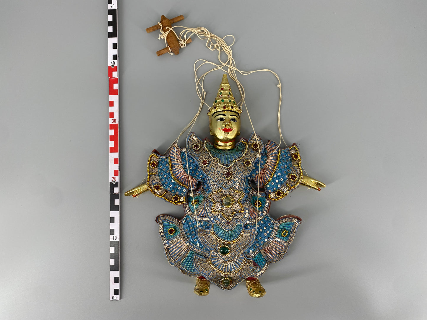 Set aus Buddah und Nat Holzfiguren, Burma und Thailand, vintage