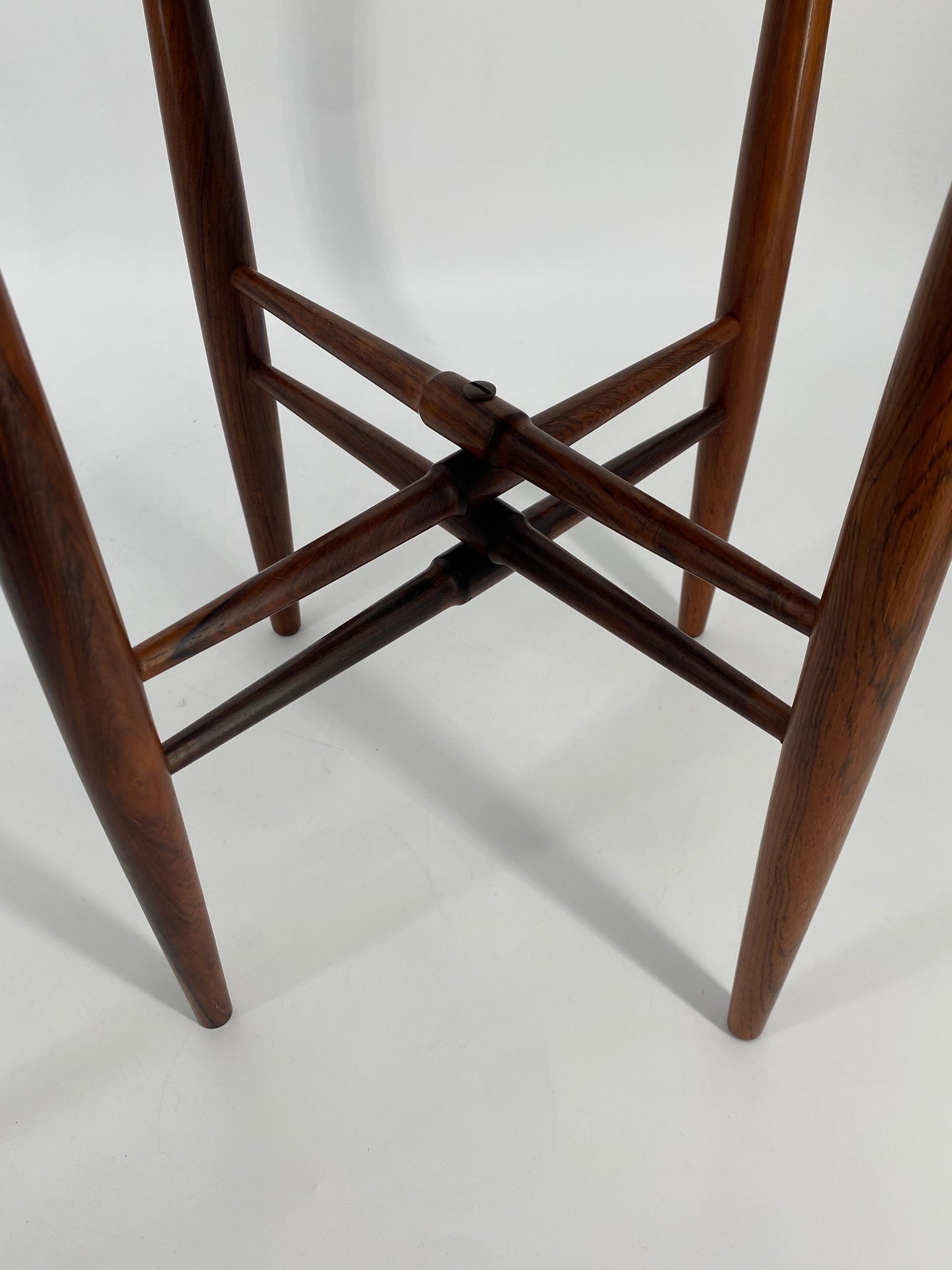 Beistelltisch aus Keramik und Palisander von Arne Basse für Knabstrup, 1960er Dänemark