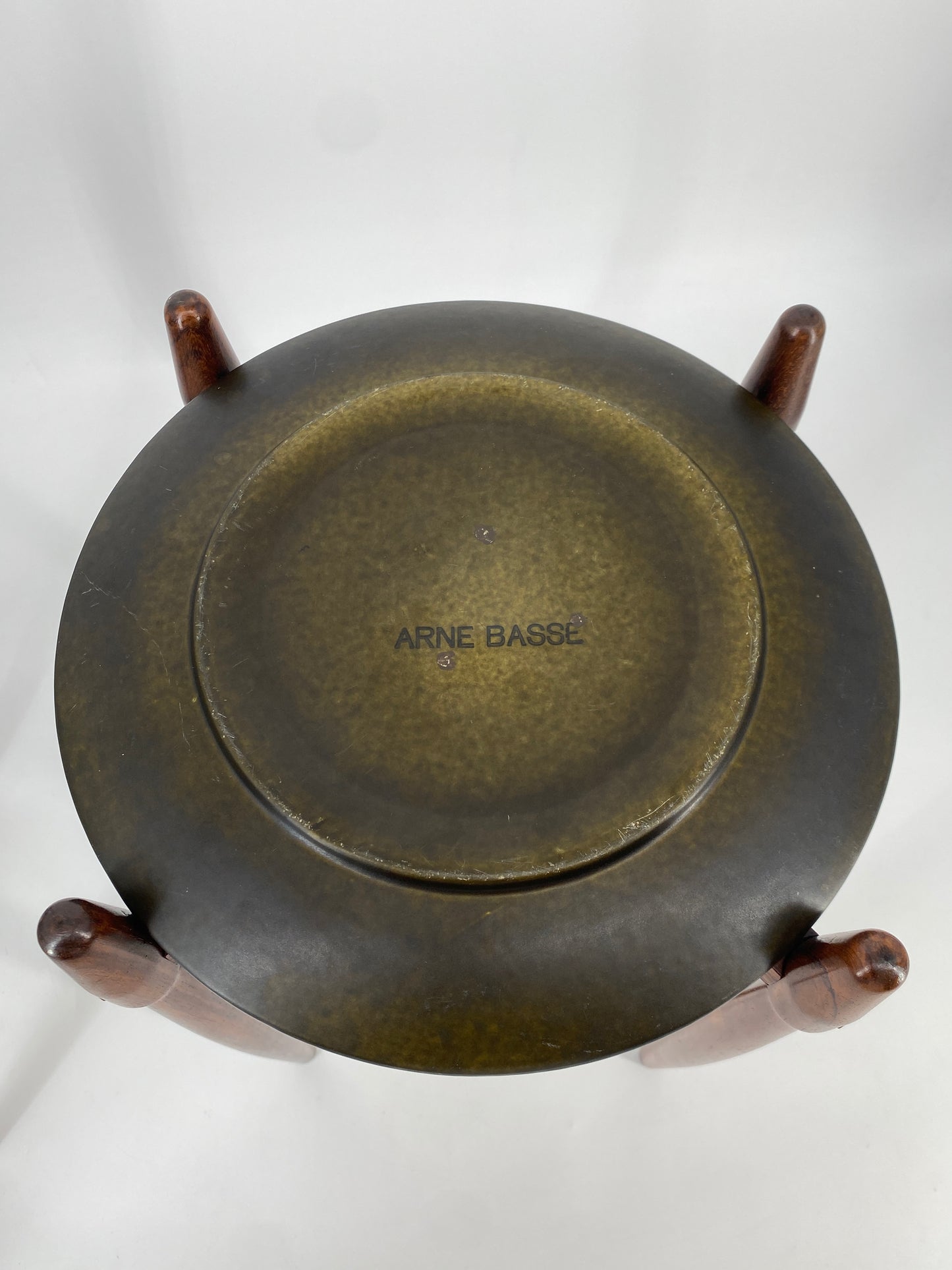 Beistelltisch aus Keramik und Palisander von Arne Basse für Knabstrup, 1960er Dänemark
