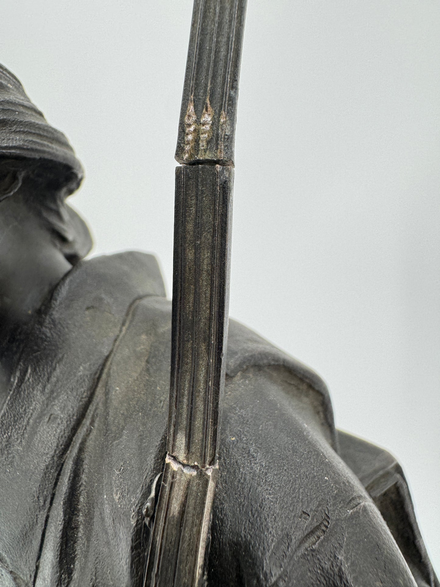 Skulptur / Okimono aus Bronze aus Japan, Meiji Periode