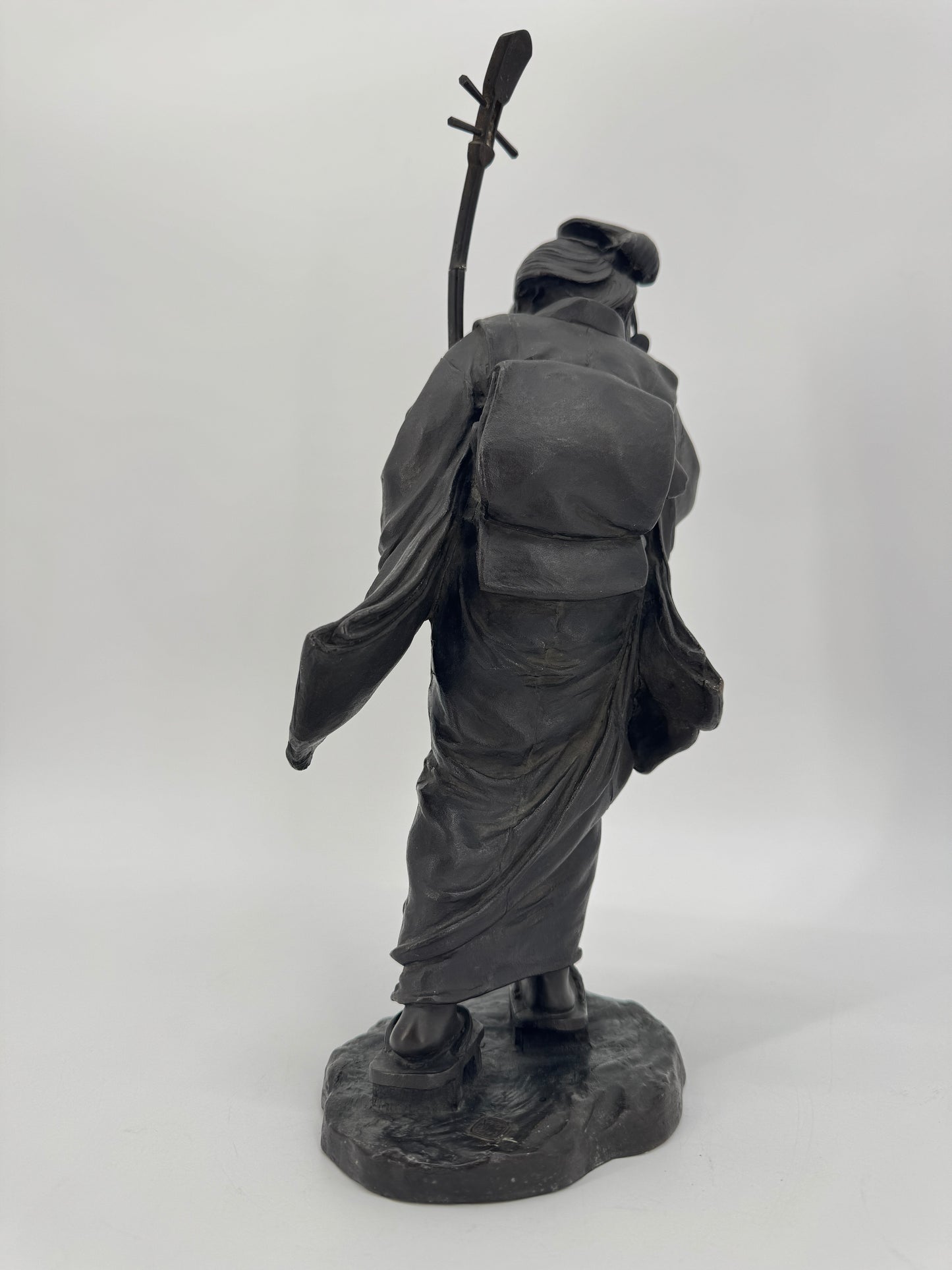 Skulptur / Okimono aus Bronze aus Japan, Meiji Periode