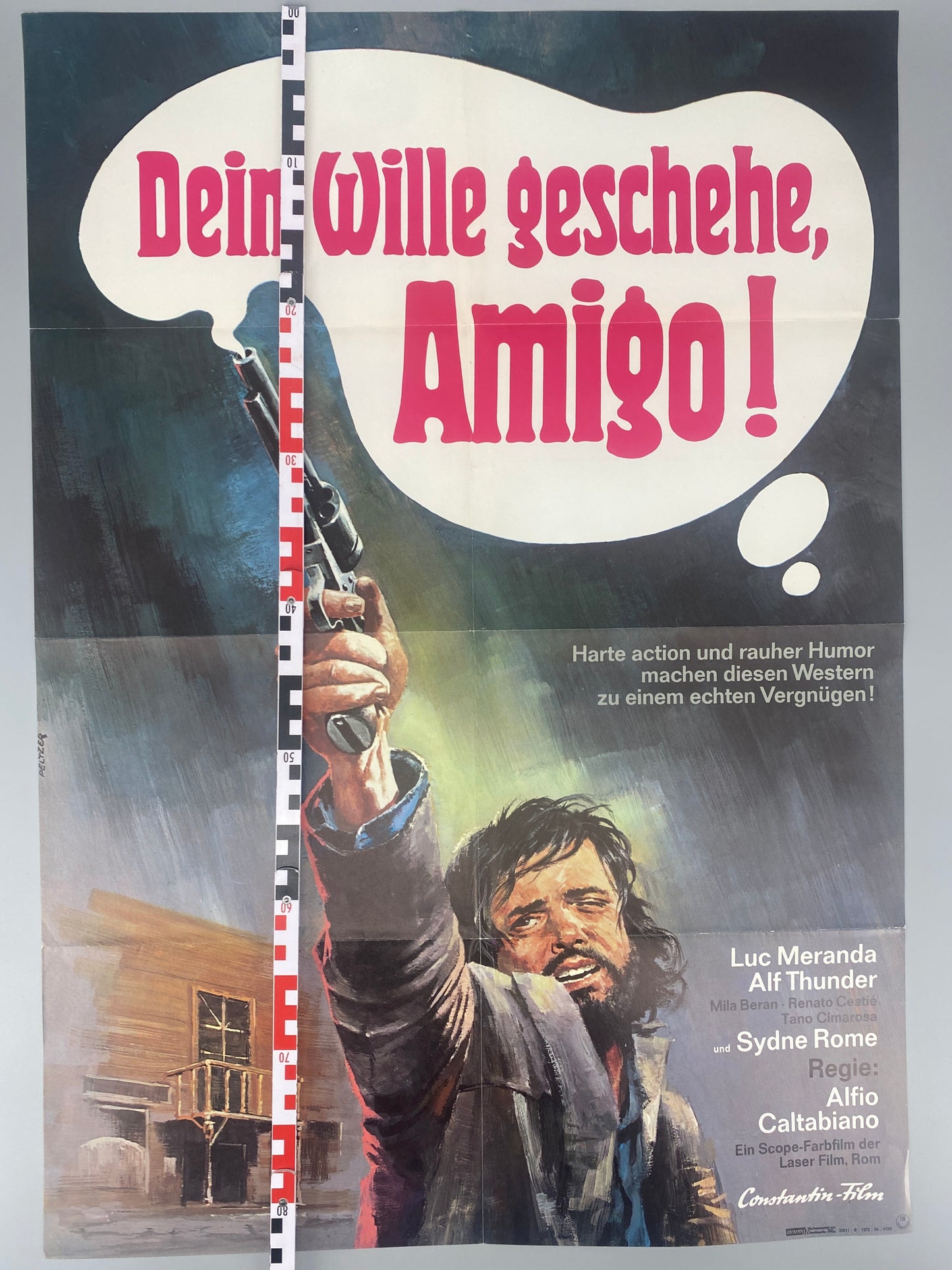 3x Italo-Western Plakate, Django (Terence Hill) und Deine Wille geschehe...