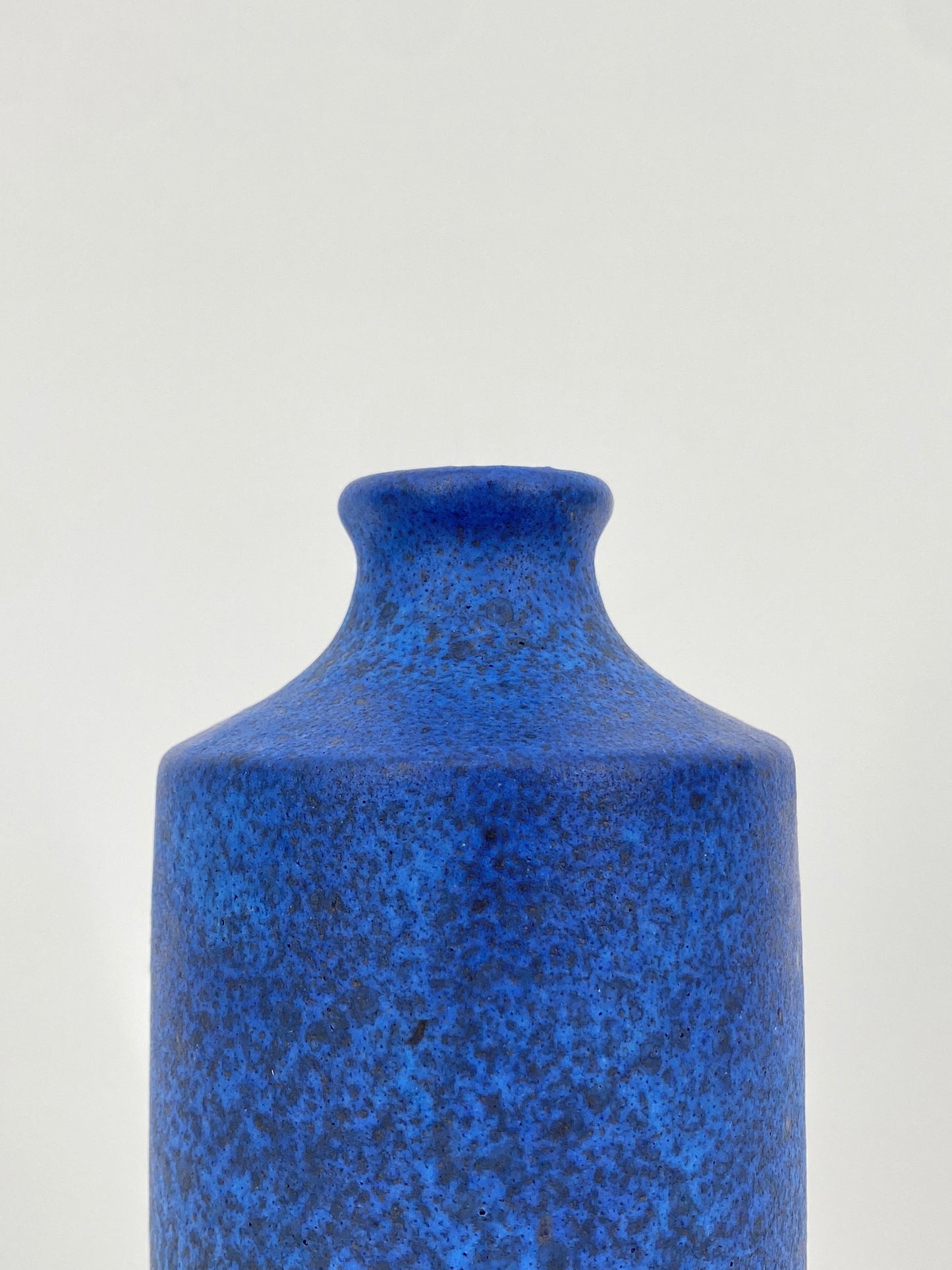 Kleine zylindrische Keramikvase von Ruscha aus West Deutschland