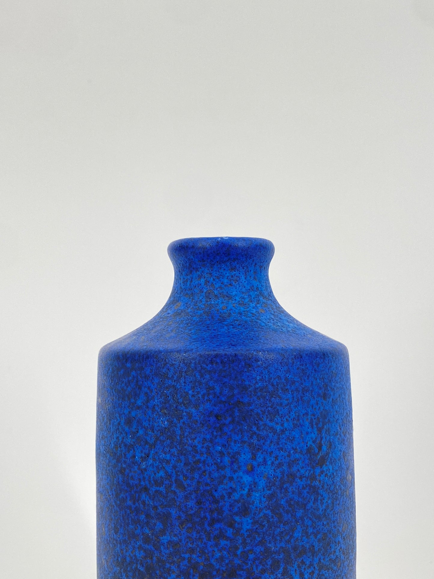 Kleine zylindrische Keramikvase von Ruscha aus West Deutschland