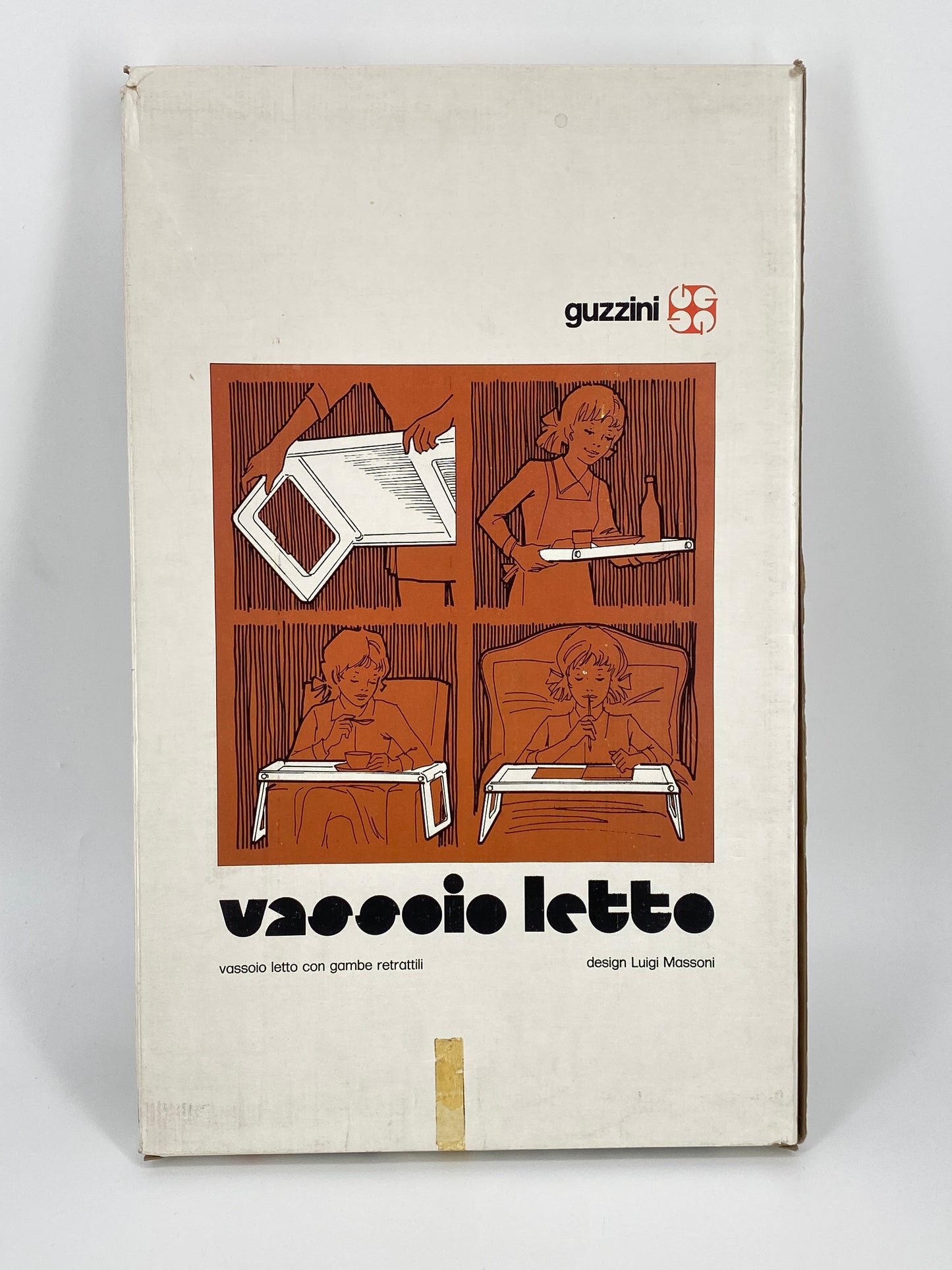 Tablett von Luigi Massoni für Guzzini, 70er