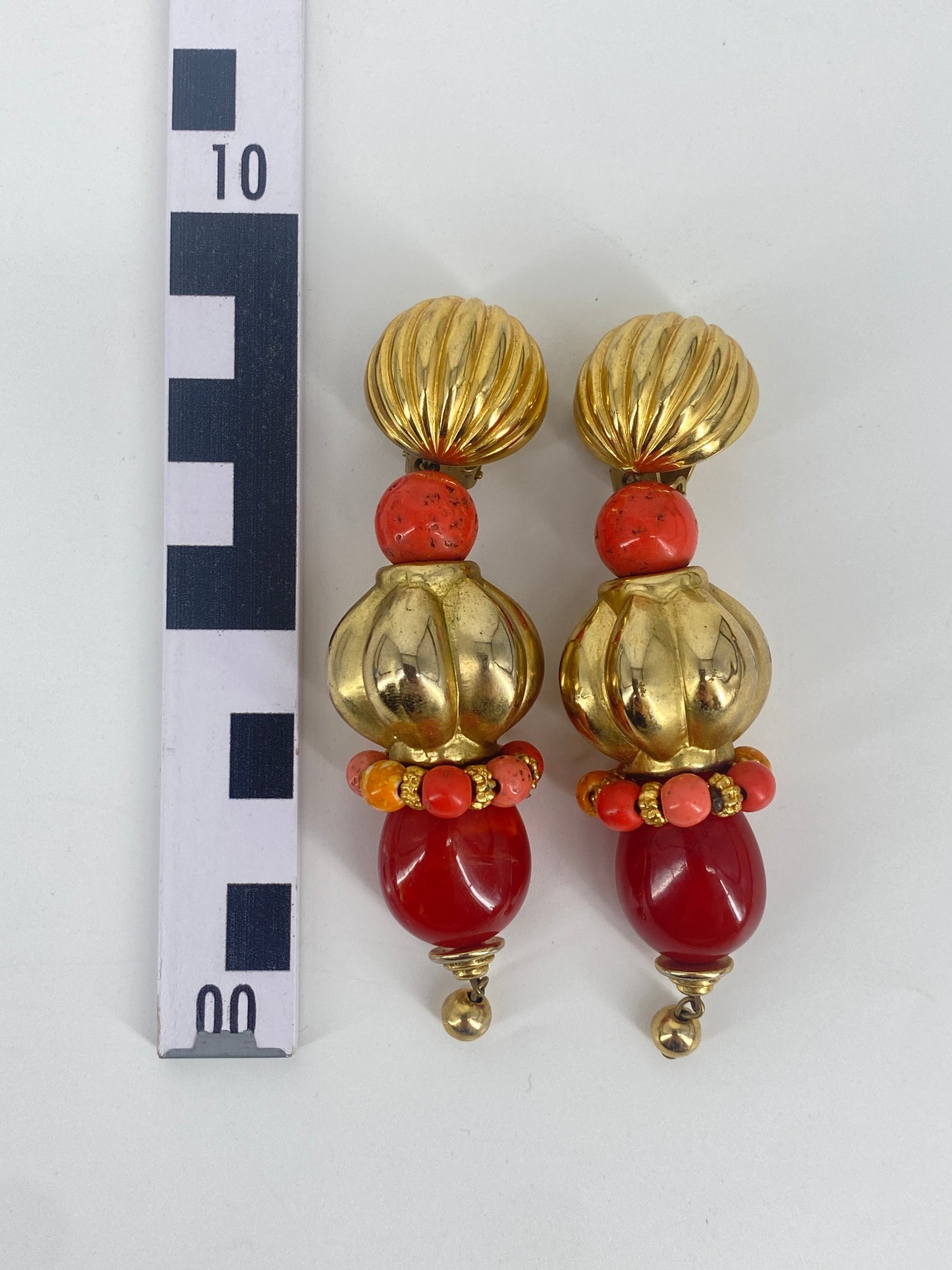 2 Paar Statement Ohrringe, Italien