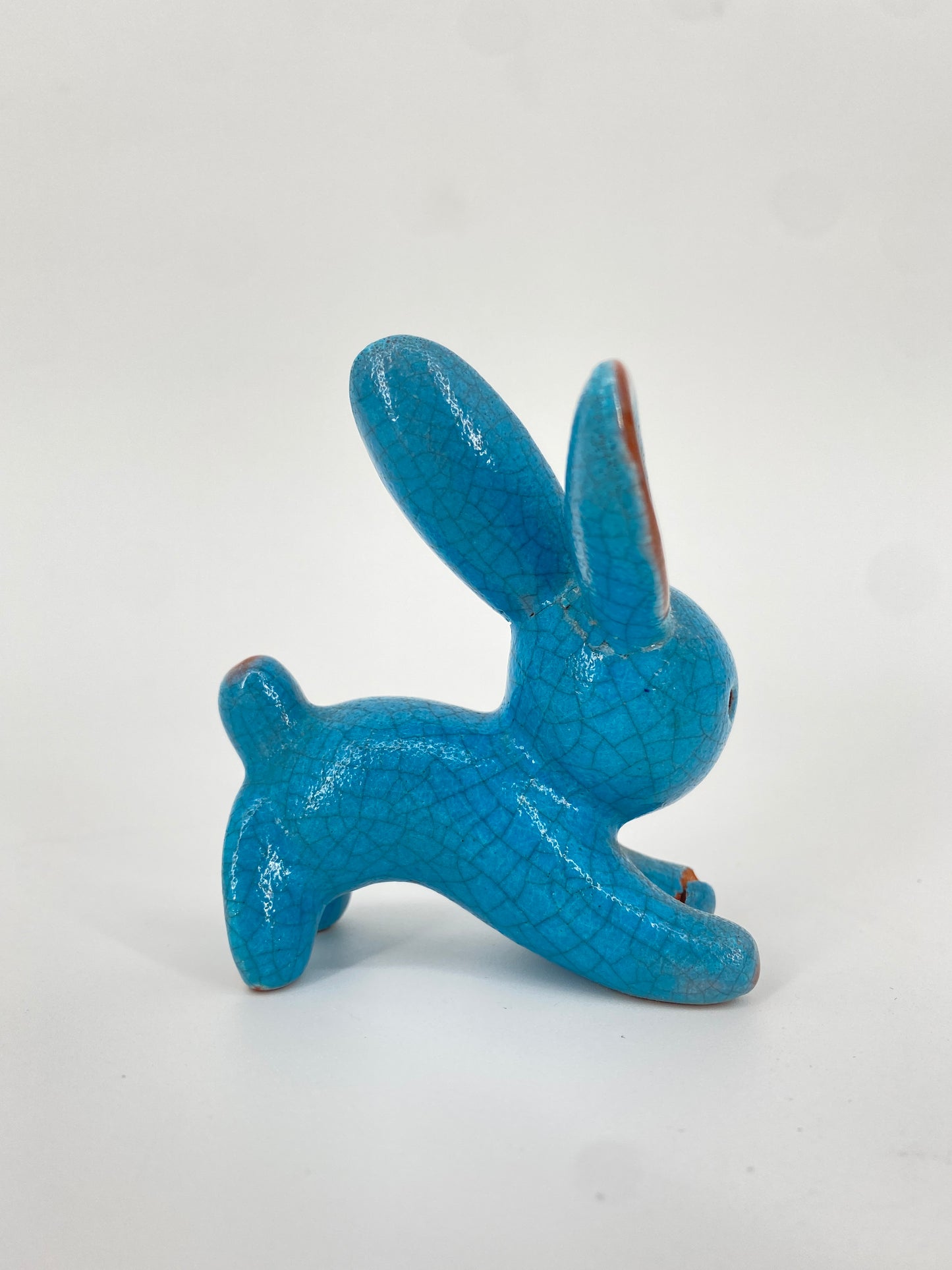 Zwei Tierfiguren von Walter Bosse aus Keramik, Karlsruher Majolika