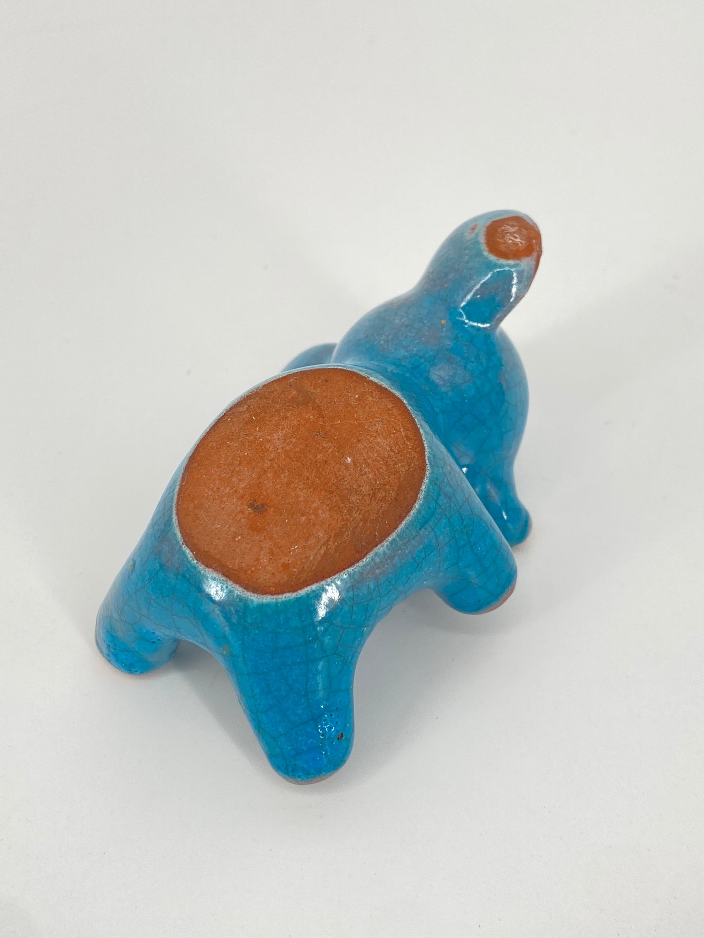 Zwei Tierfiguren von Walter Bosse aus Keramik, Karlsruher Majolika