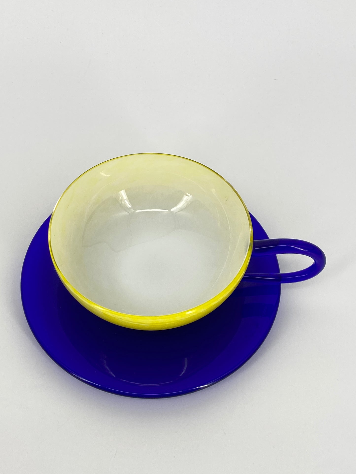 Muranoglas Tasse von Ivan Baj für Arcade, Italy, limiterte Auflage 1/100