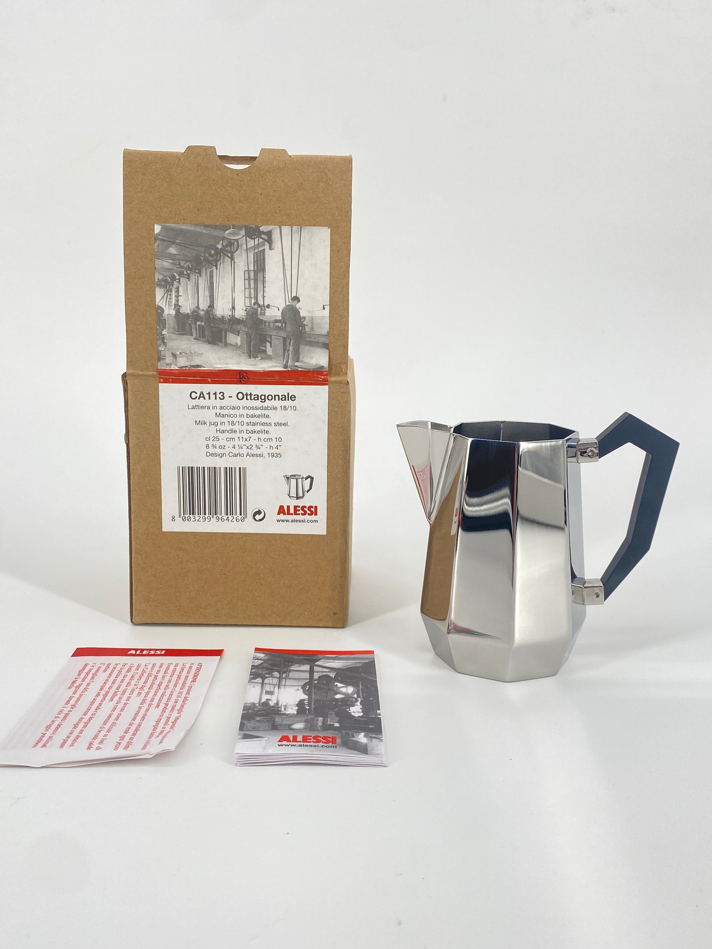 Milchkännchen "CA113" von Carlo Alessi für Alessi, Italien