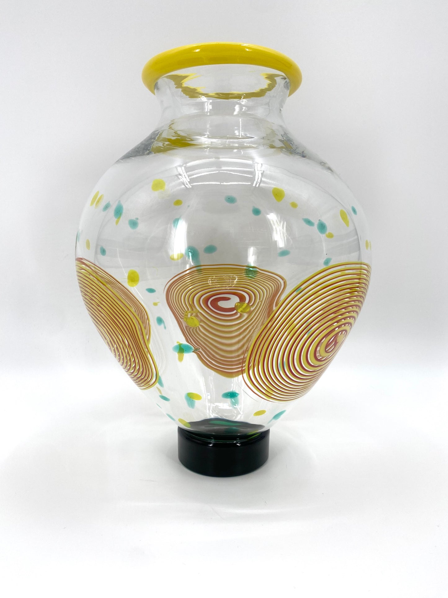 Vase "Dei Solari" von Giovanni Levanti für Salviati, 1992