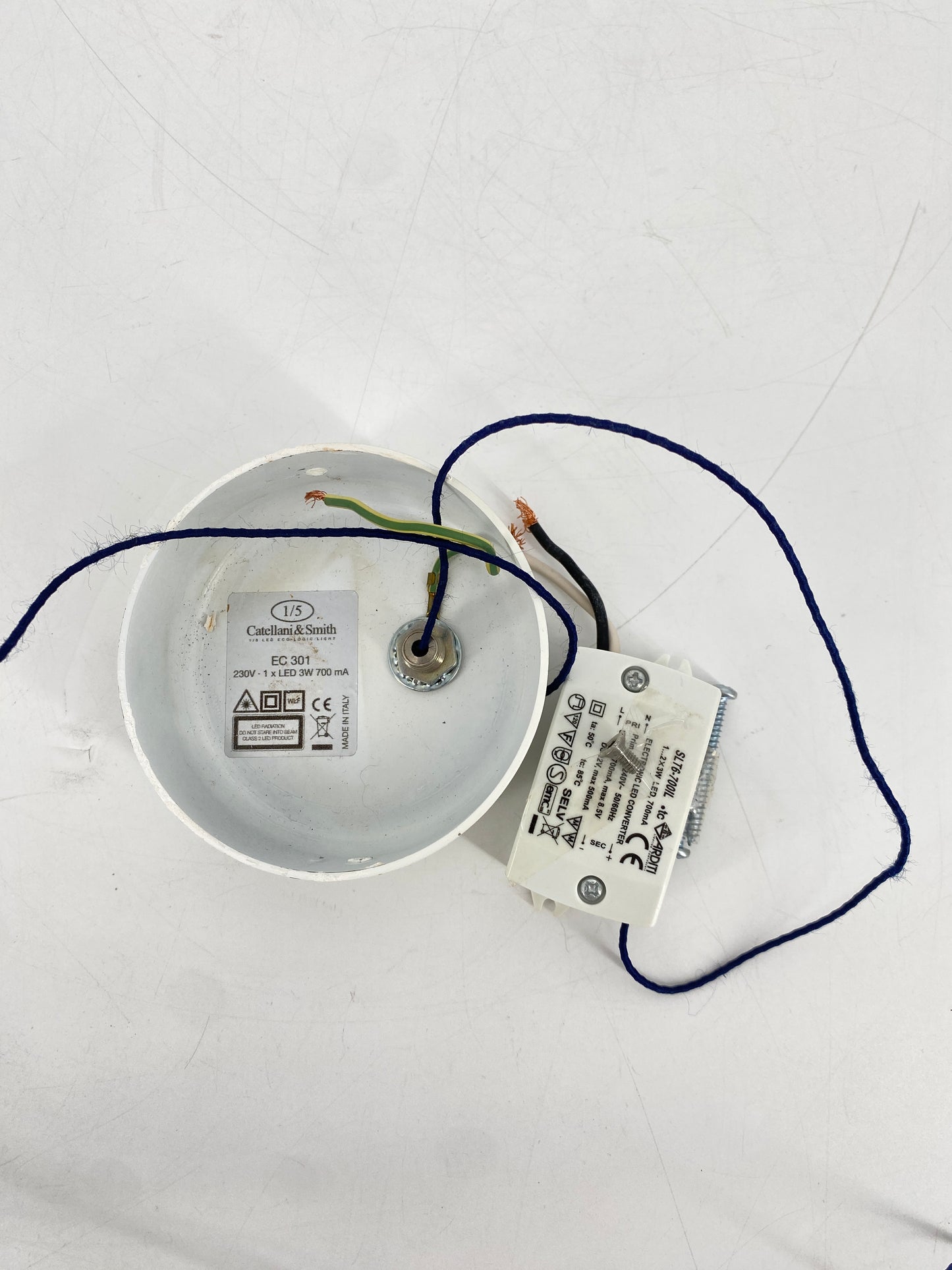 Deckenlampe "EC 301" von Enzo Catellani für Catellani & Smith, Italien