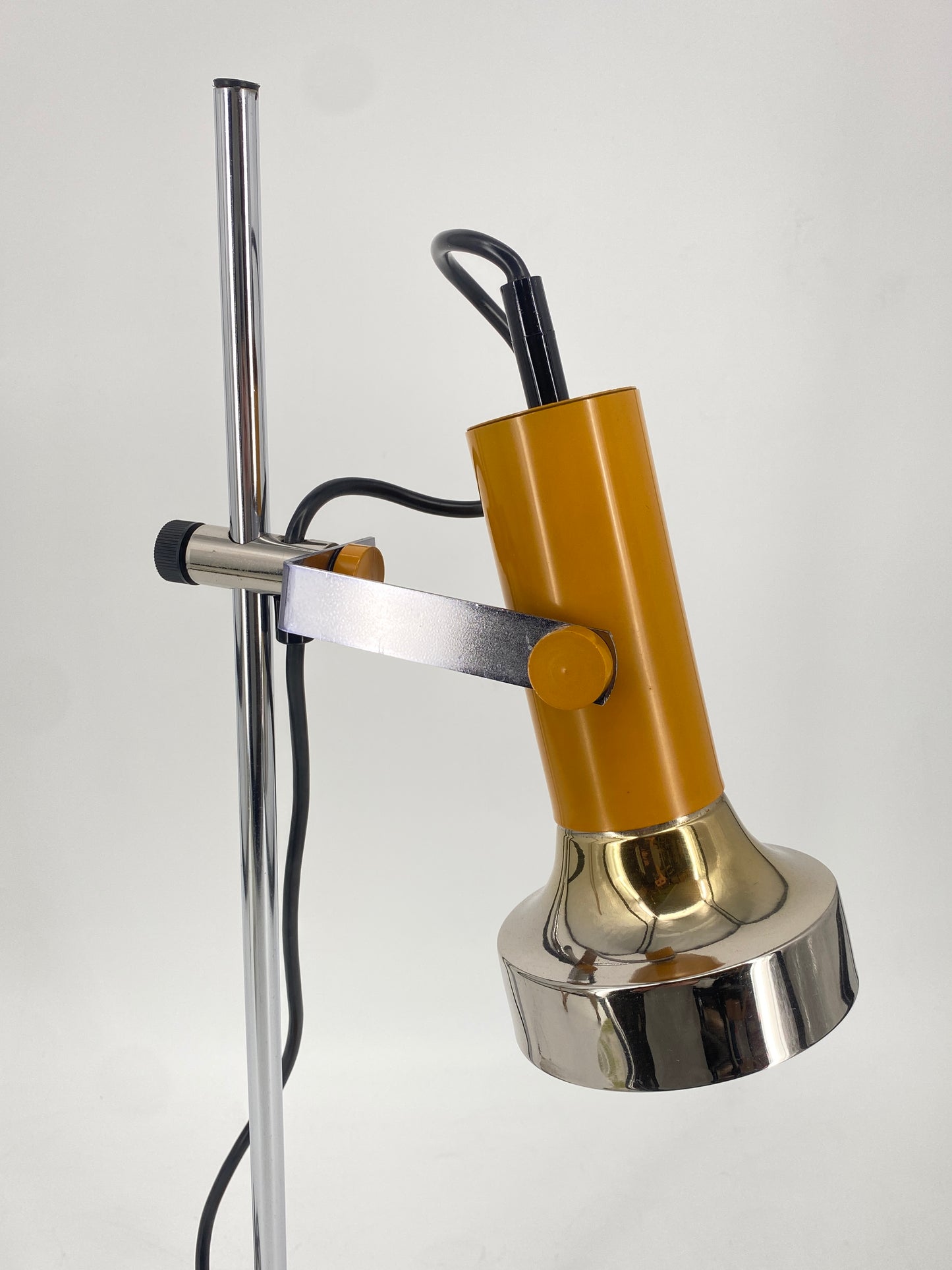 Tischlampe aus Metall im Space Age Stil von Simon & Schelle, 1970er Deutschland