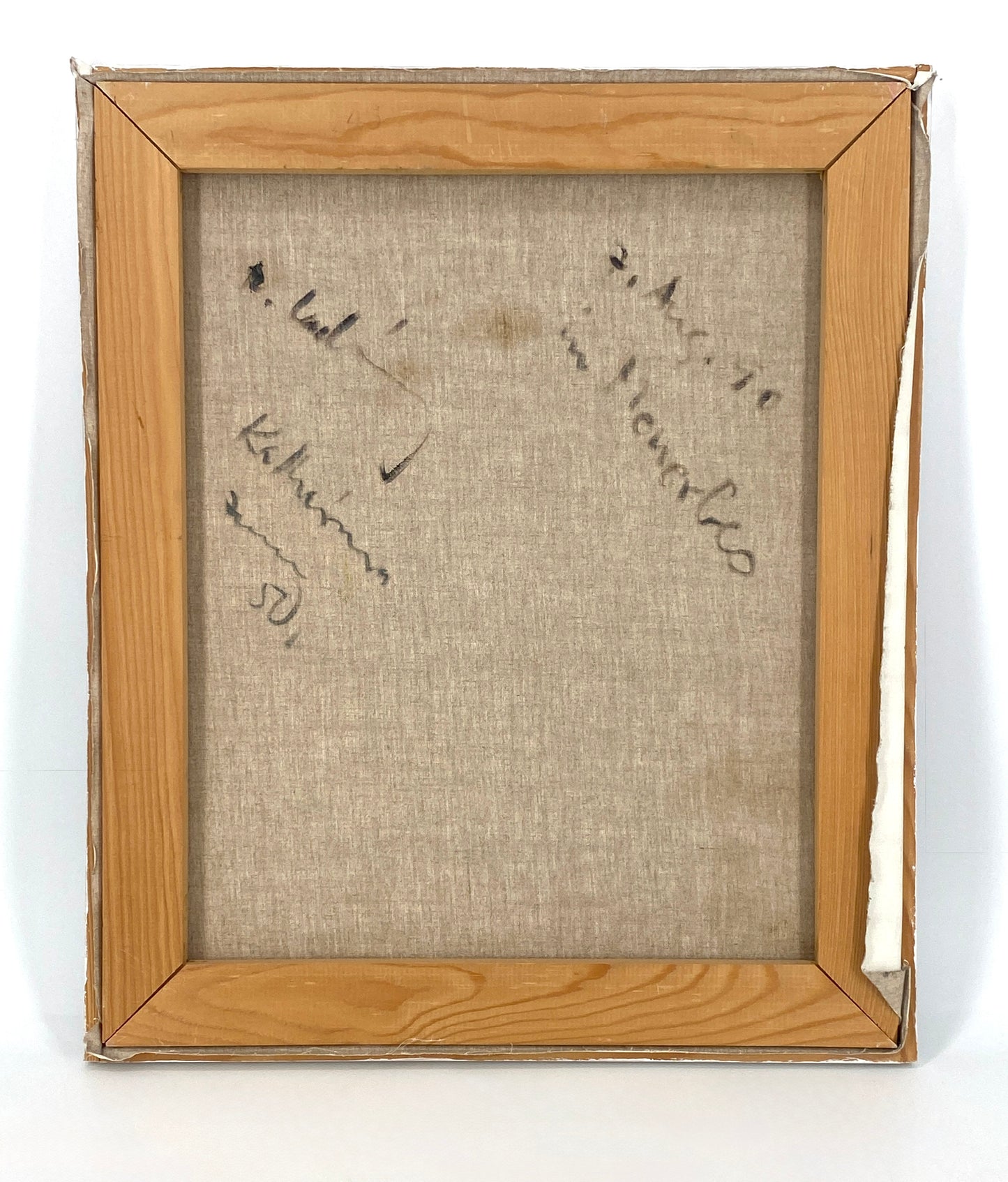 Ölgemälde "Porträt von Katharina Kurz" von Roland Ladwig auf Leinwand, 1990