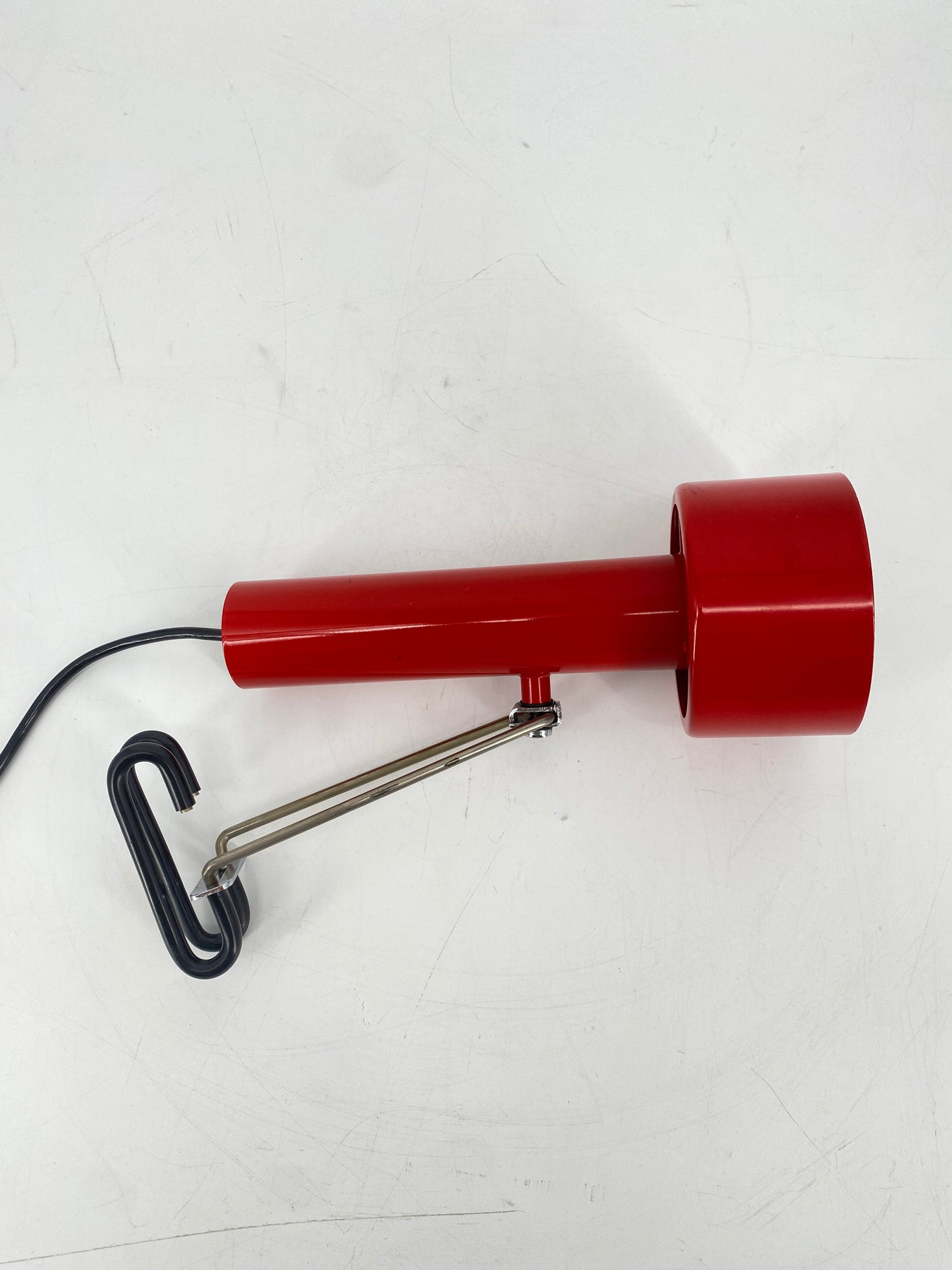 Klemmlampe aus Metall im Space Age Stil, 1970er Deutschland