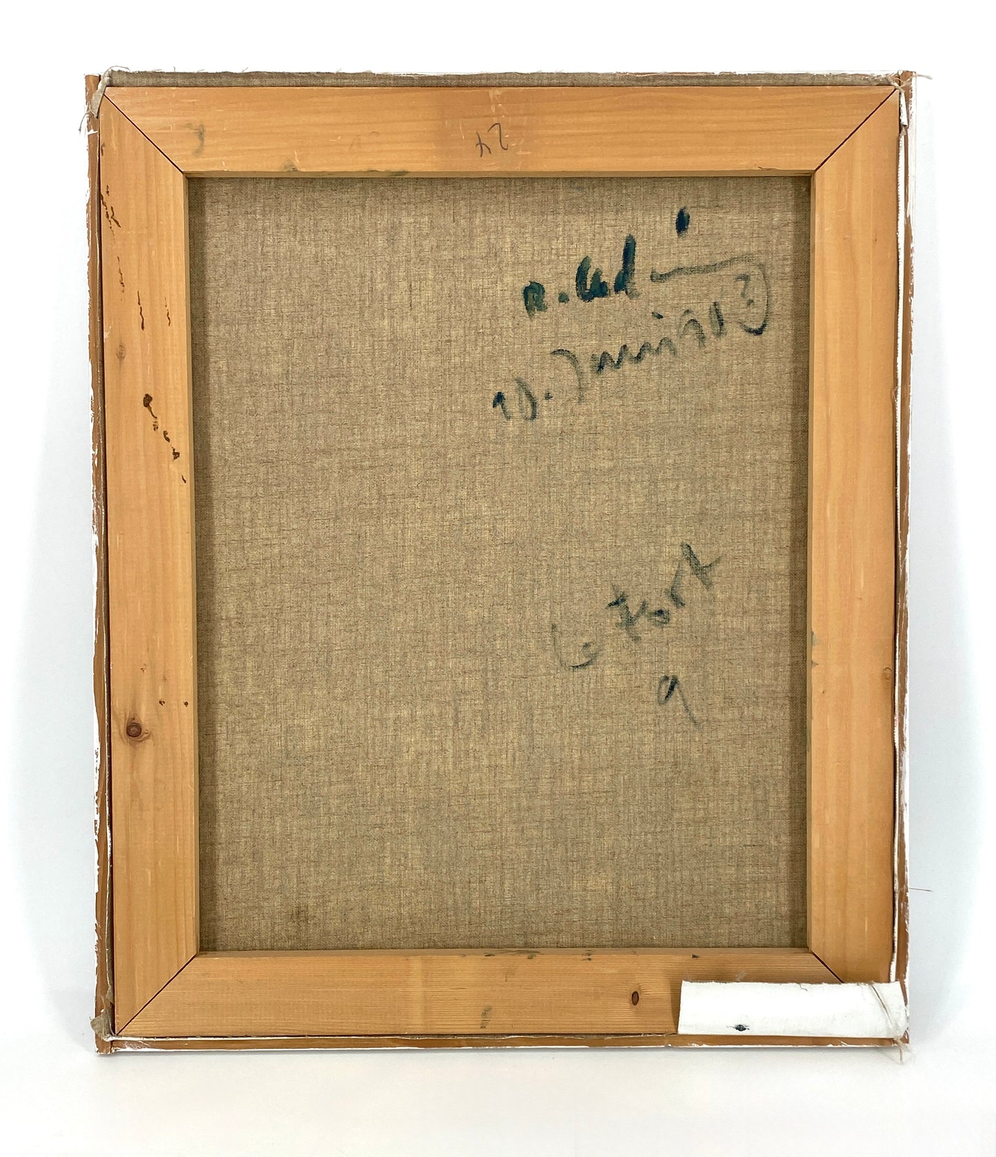 Ölgemälde "Le Fort" von Roland Ladwig auf Leinwand, 1990