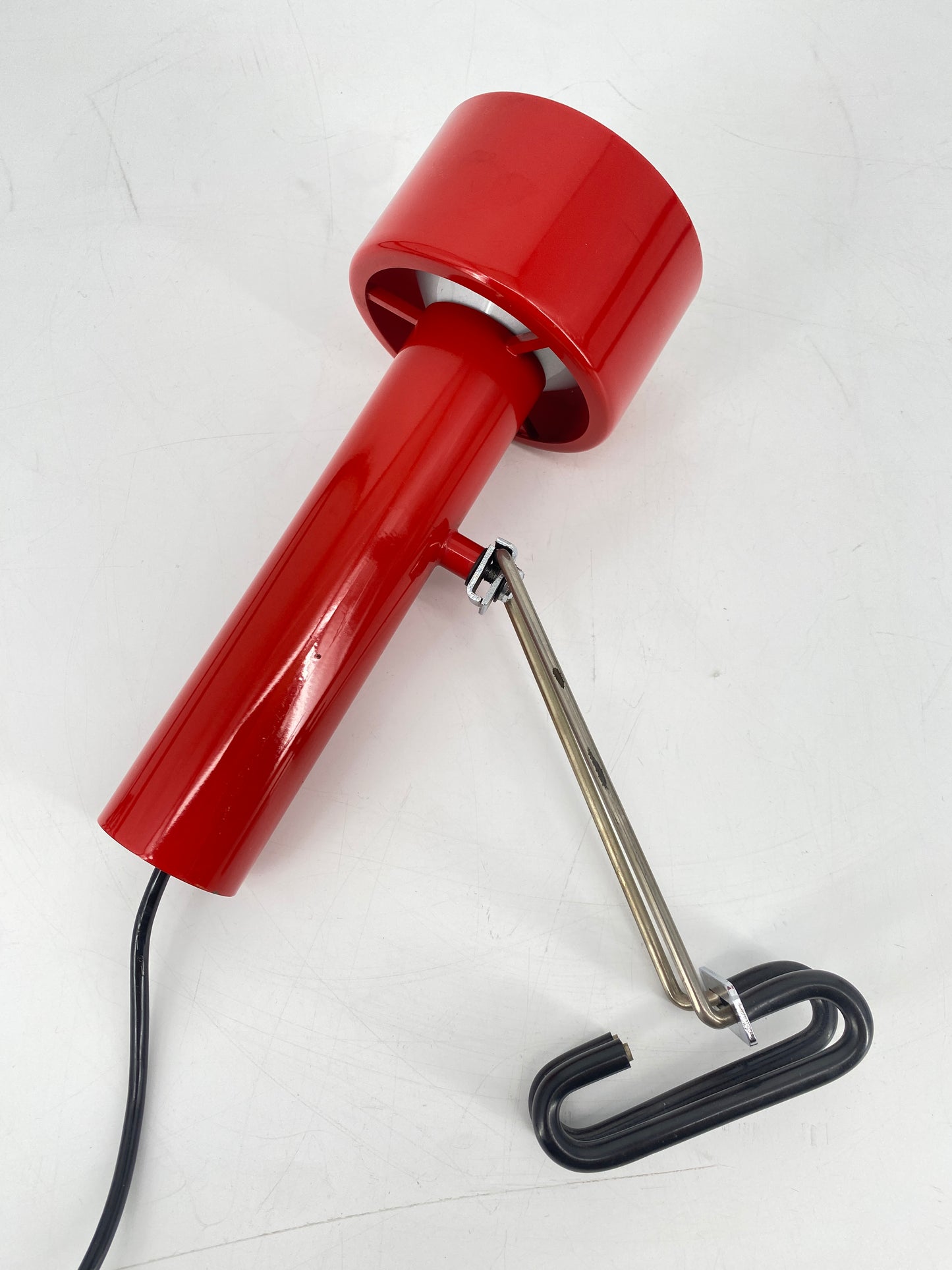 Klemmlampe aus Metall im Space Age Stil, 1970er Deutschland