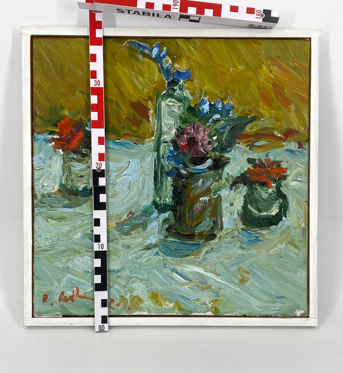 Ölgemälde "Stillleben" von Roland Ladwig auf Leinwand, 2000