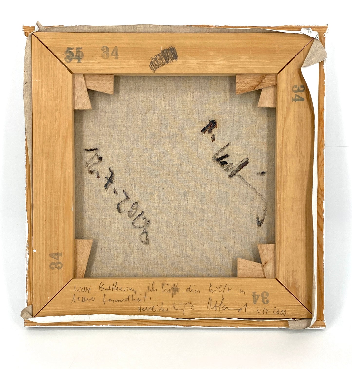 Ölgemälde "Stillleben" von Roland Ladwig auf Leinwand, 2000