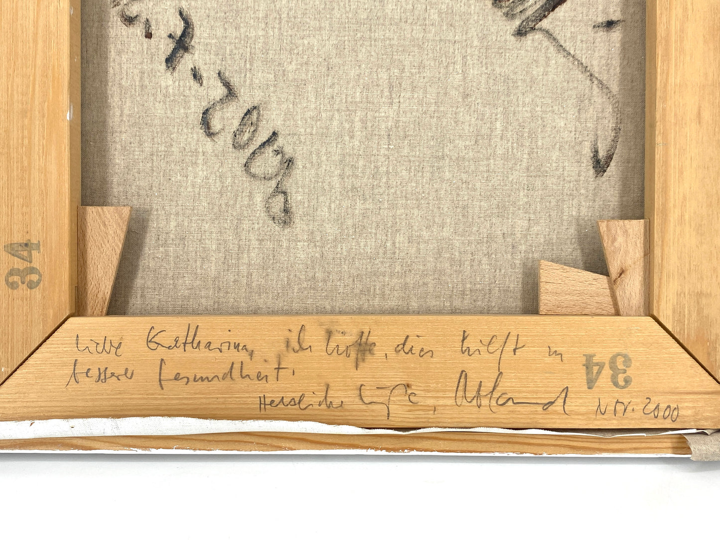 Ölgemälde "Stillleben" von Roland Ladwig auf Leinwand, 2000