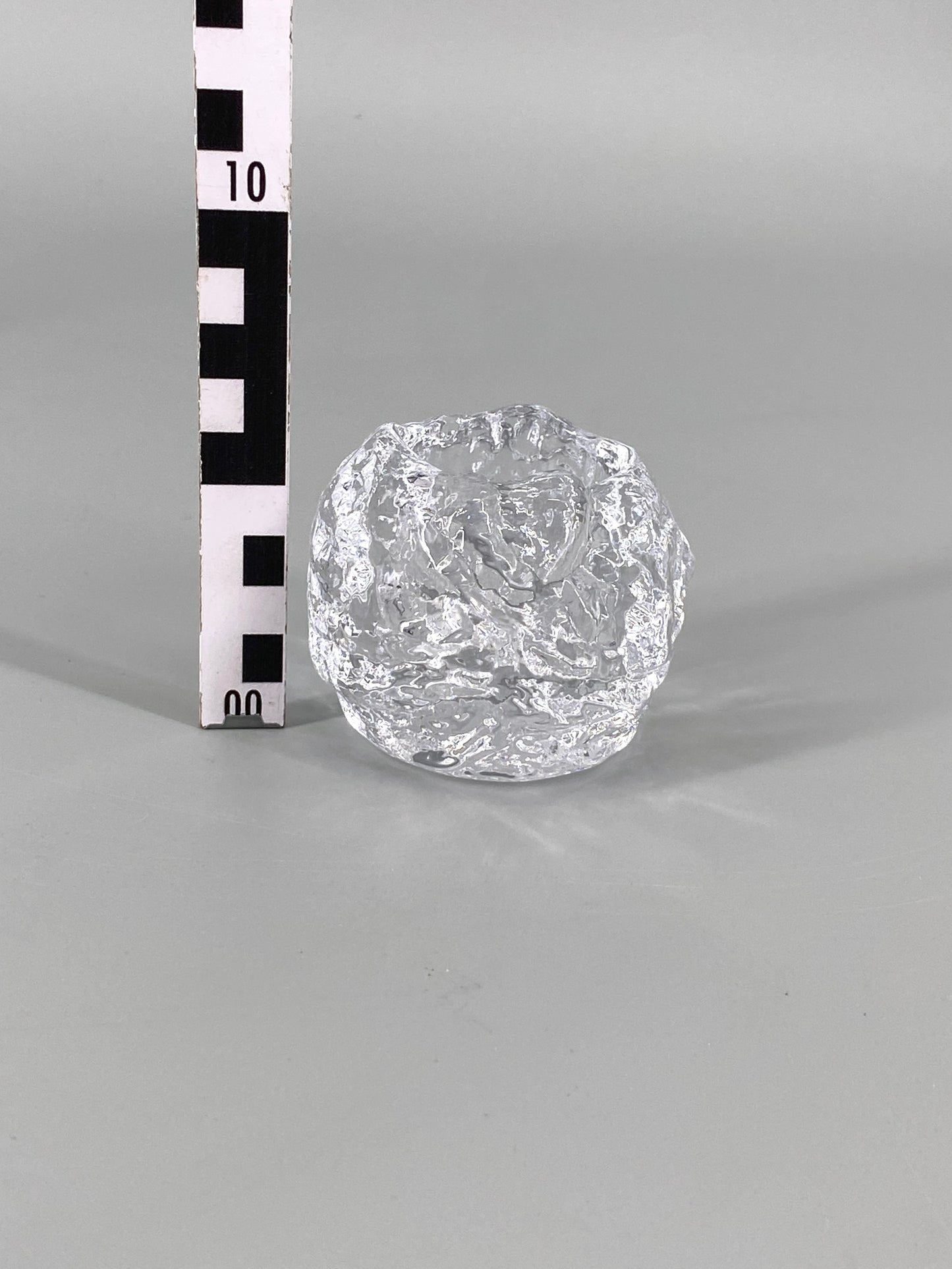 5 Teelichthalter "Snowball" von Ann Wärff für Kosta Boda, Schweden