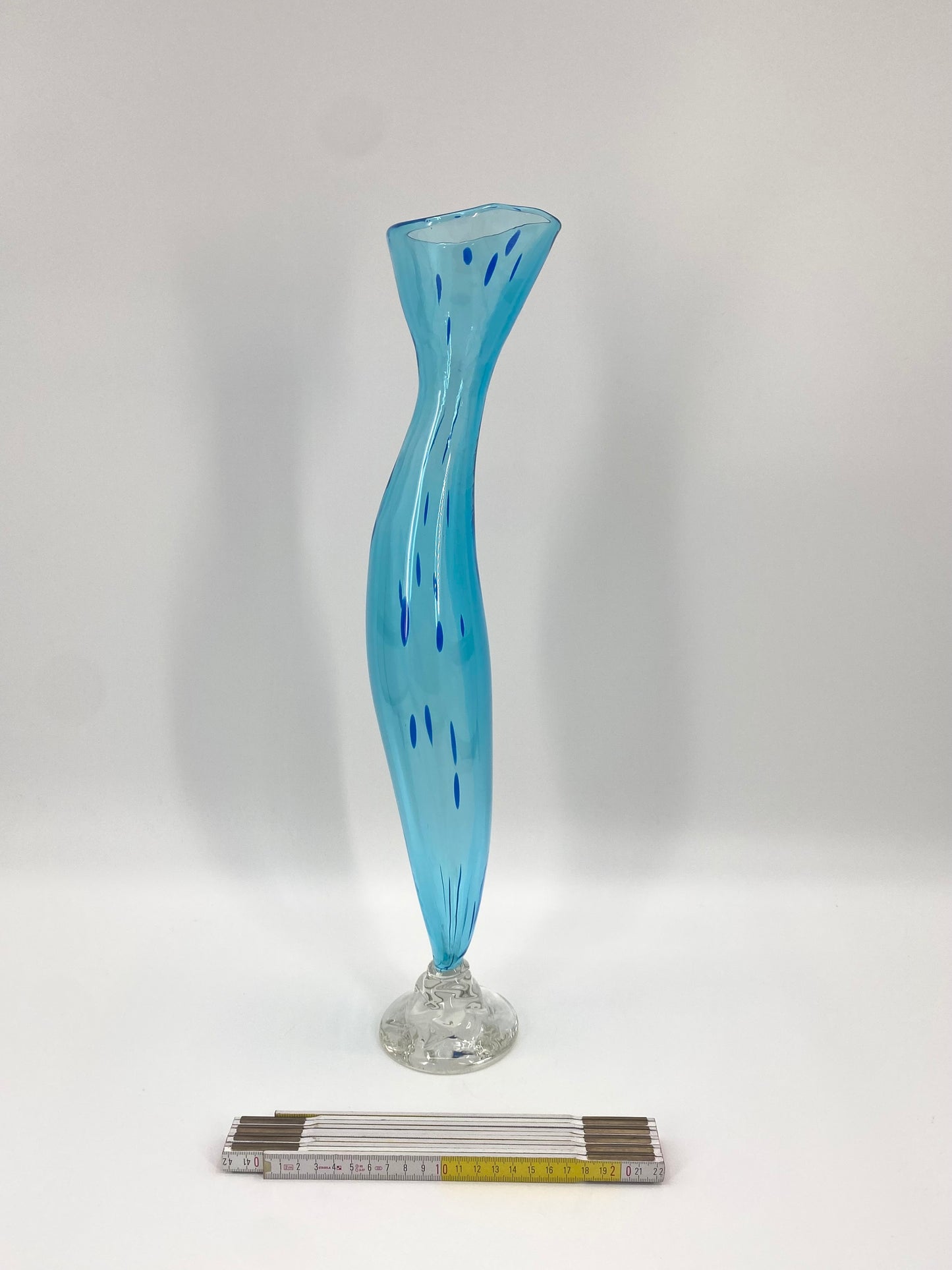 Vase "Tirreno" (Serie "Vasi del mare") von Anna Gili für Salviati, 1992